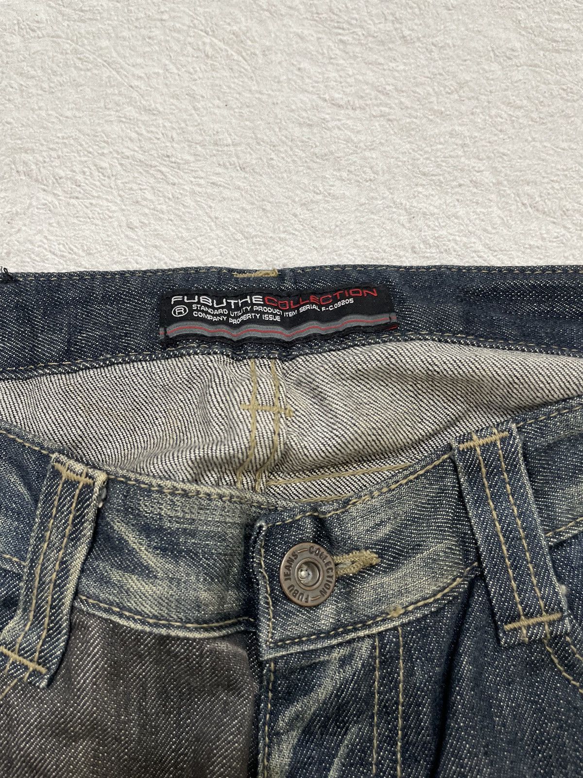 Fubu 2000s Fubu Baggy Jeans Stonewas Big Logo Size US 30 / EU 46 - 4 Thumbnail