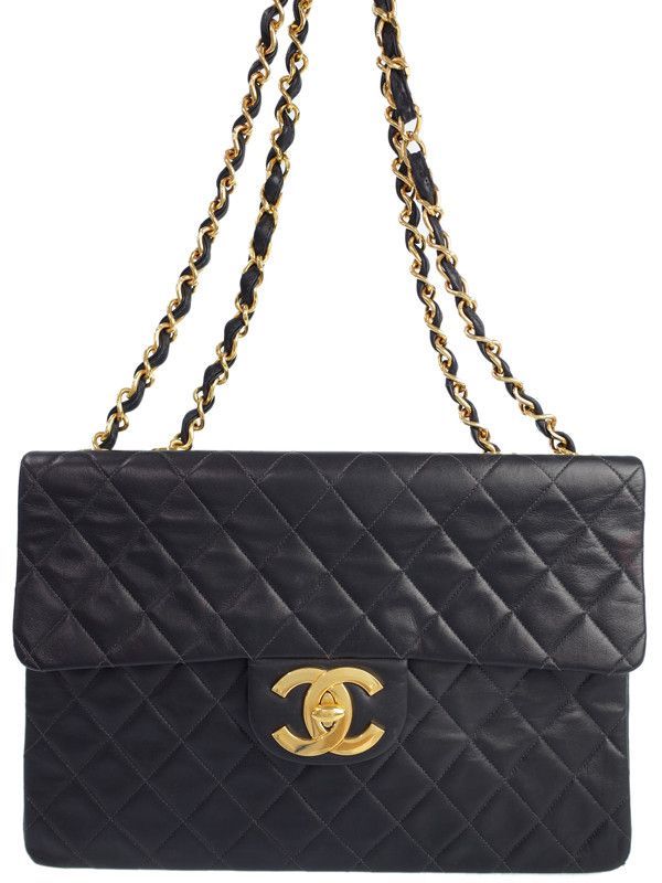 Chanel Deca Matelasse Chain Shoulder Bag Lambskin