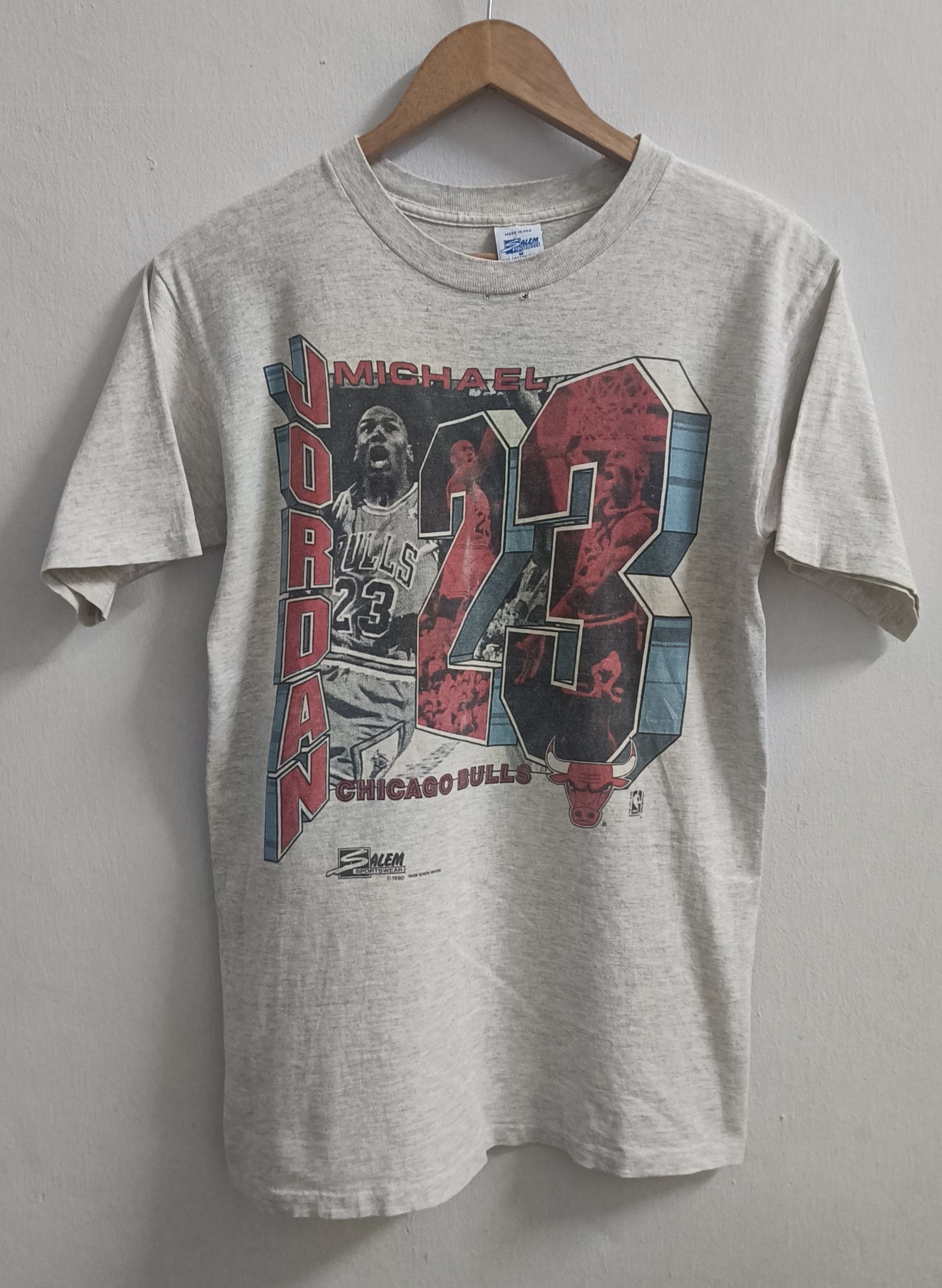 Nike 🔥🔥 Rare Vintage 90s Nike Micheal Jordan Tee Size US M / EU 48-50 / 2 - 1 Thumbnail