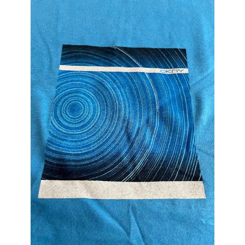 DKNY VTG DKNY Azure Blue T Shirt Size L NWT Size US L / EU 52-54 / 3 - 3 Thumbnail