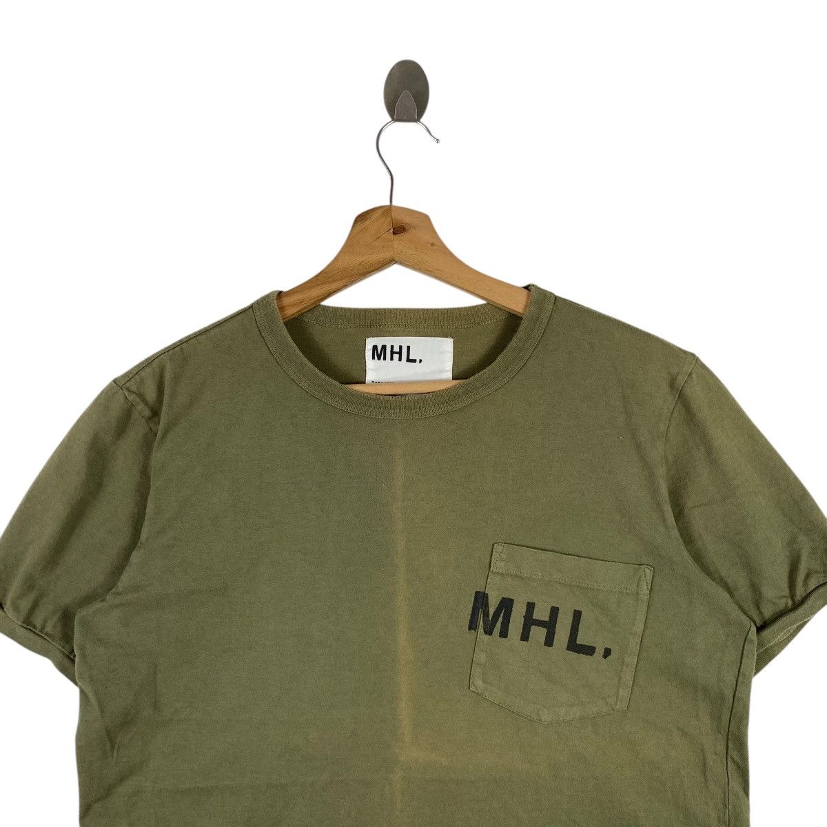 Margaret Howell × Vintage Vintave Margaret Howell Utility Sun Faded Tee Shirt Size US M / EU 48-50 / 2 - 2 Thumbnail