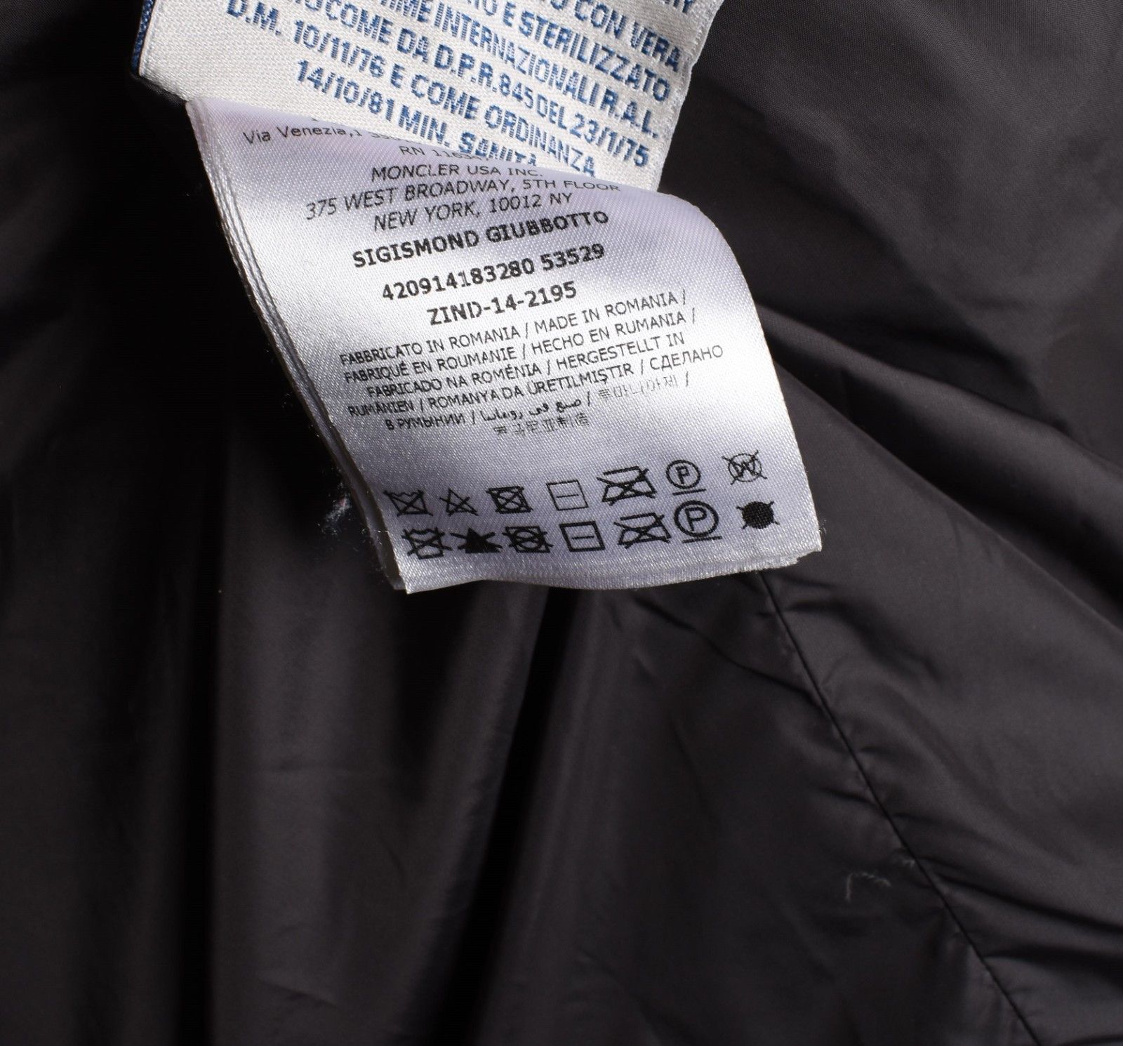 Moncler Original Moncler Sigismond Men Down Jacket Size 1 S H5757 Size US S / EU 44-46 / 1 - 5 Thumbnail