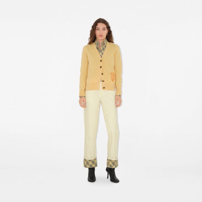Burberry o1w1db10426 Alpaca Wool Blend Cardigan in Sandstone Size XS / US 0-2 / IT 36-38 - 2 Thumbnail