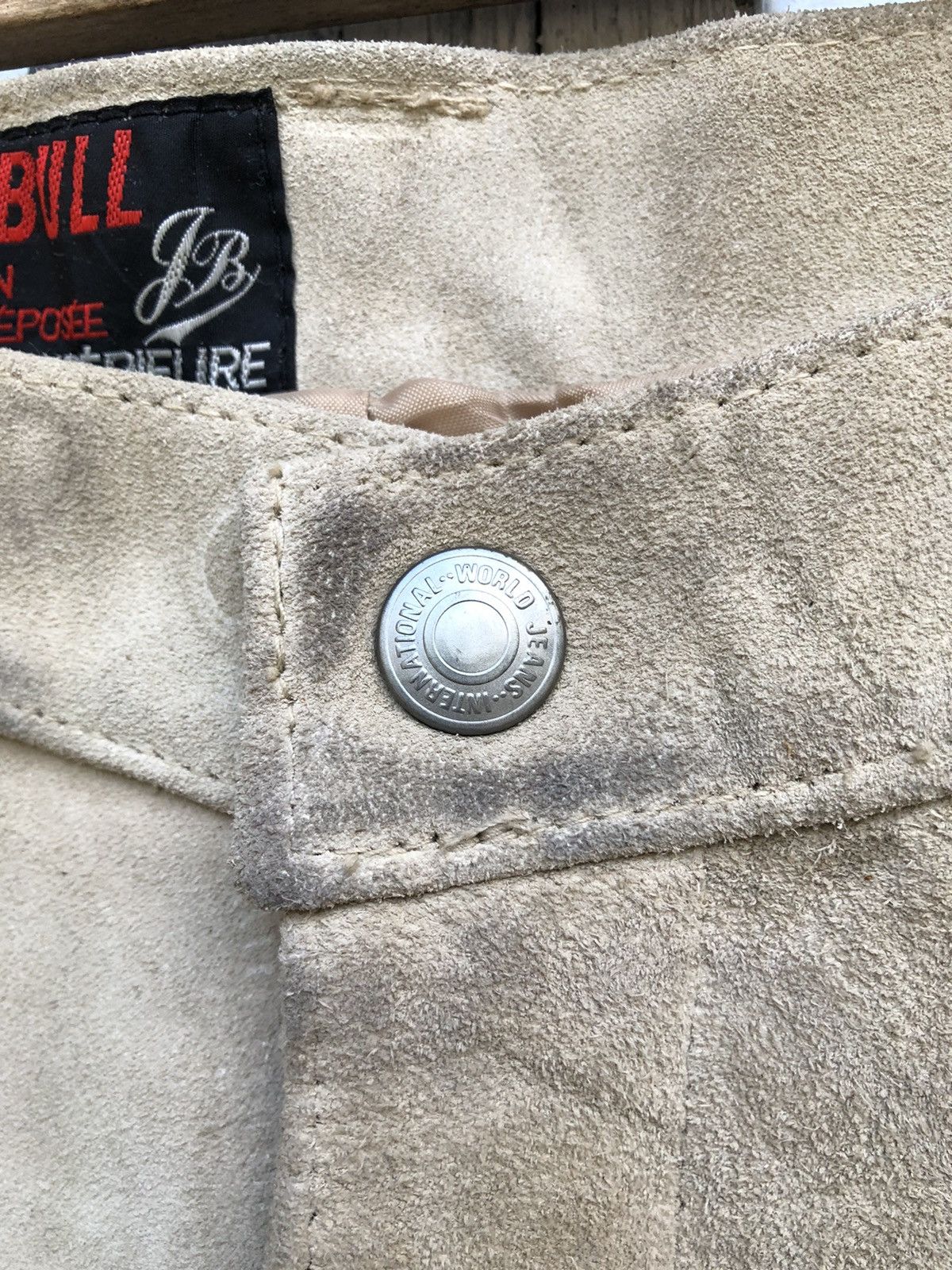Genuine Leather × Johnbull × KOJIMA GENES 🫶RARE🫶John Bull Lyon Marque Deposee Cowhide Pant Size US 32 / EU 48 - 6 Thumbnail