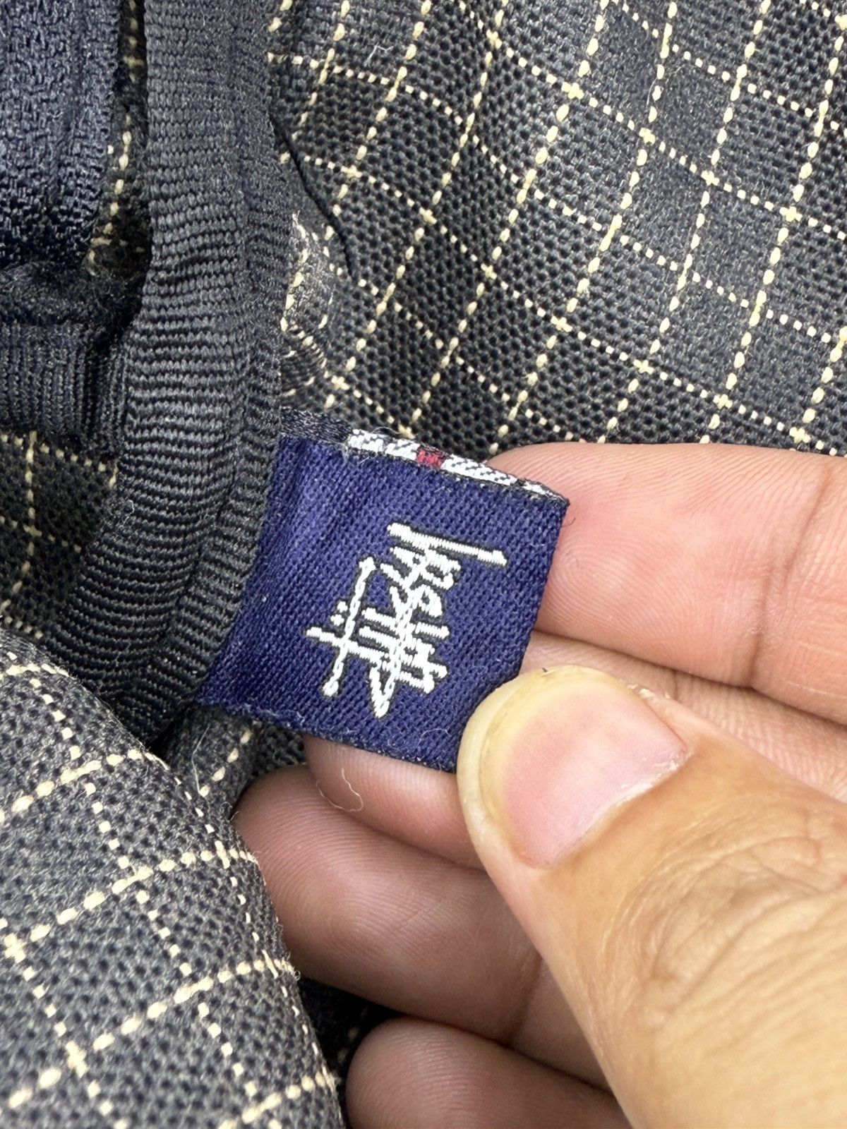 Stussy Vintage RARE 90s STUSSY Small Checked Flip On Sling Bag Size ONE SIZE - 16 Thumbnail
