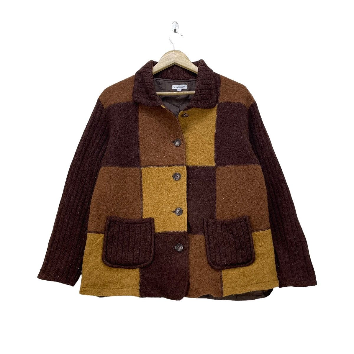 Japanese Brand Japanese Brand Moraure Pacthwork Dual Pocket Jacket Size M / US 6-8 / IT 42-44 - 2 Thumbnail