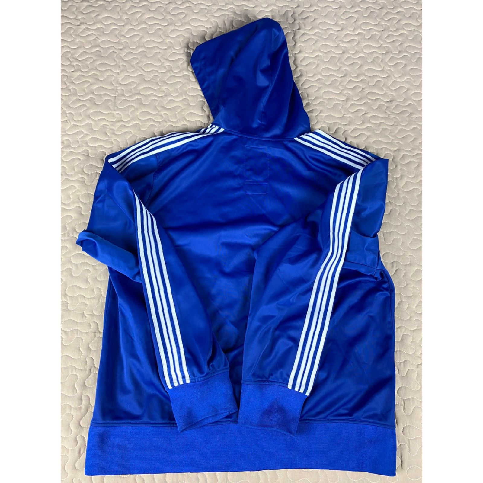 Vintage Jack Track & Field Hoodie Winsbreaker Track Jacket Mens 2XL Blue Size US XXL / EU 58 / 5 - 4 Thumbnail
