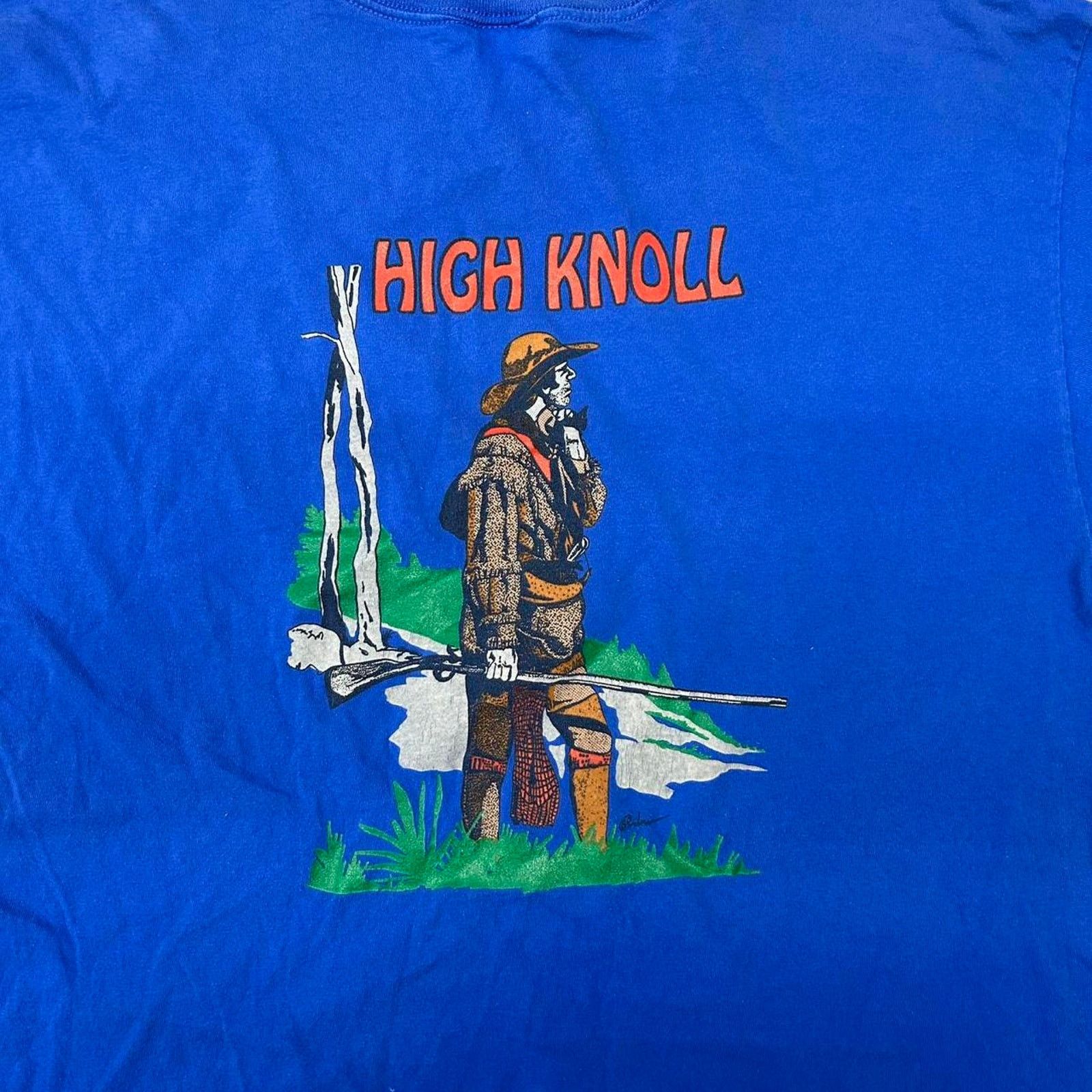Tultex 90s vintage High Knoll graphic tee Size US XXL / EU 58 / 5 - 2 Thumbnail