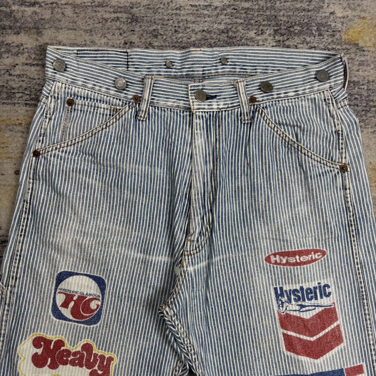 Hysteric Glamour Vintage 90s Hysteric glamour hickory short carpenter pants Size US 31 - 3 Thumbnail