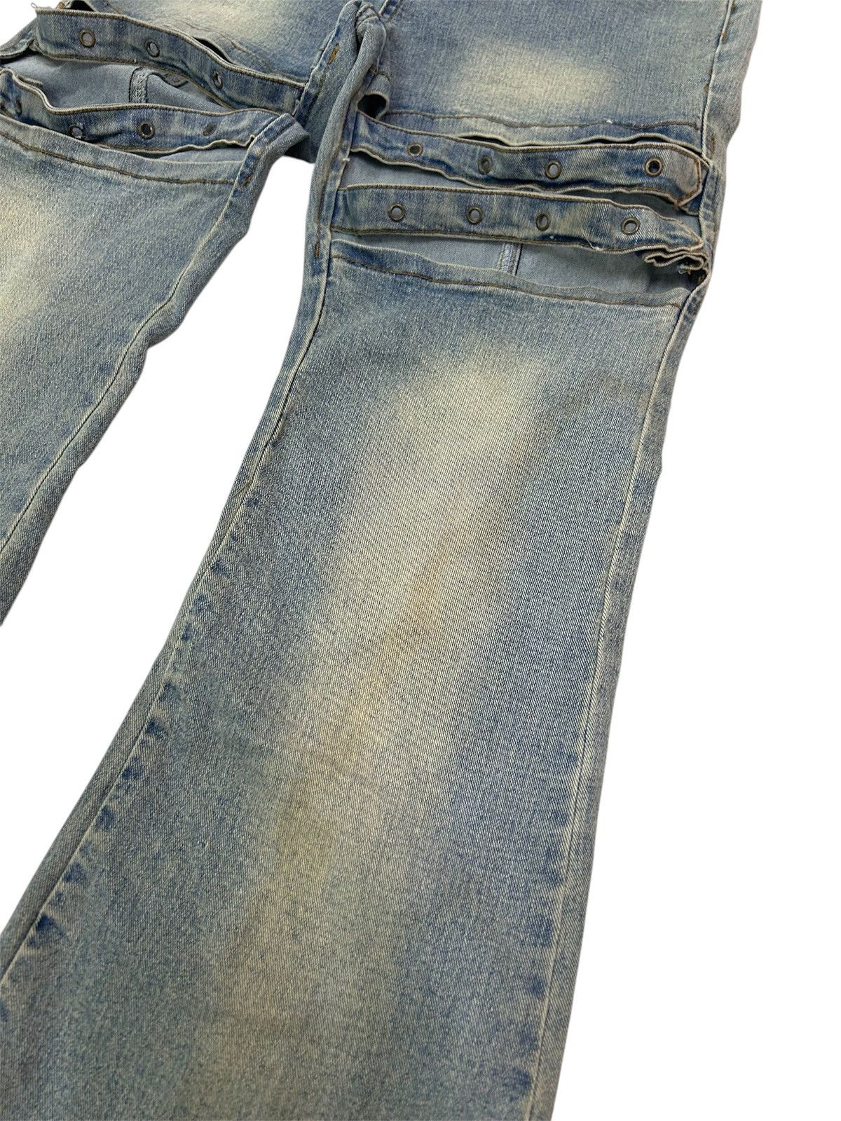 Japanese Brand × Vintage 💥 Vintage Japanese Punk Style Boot Cut Jeans Size 28" / US 6 / IT 42 - 5 Thumbnail