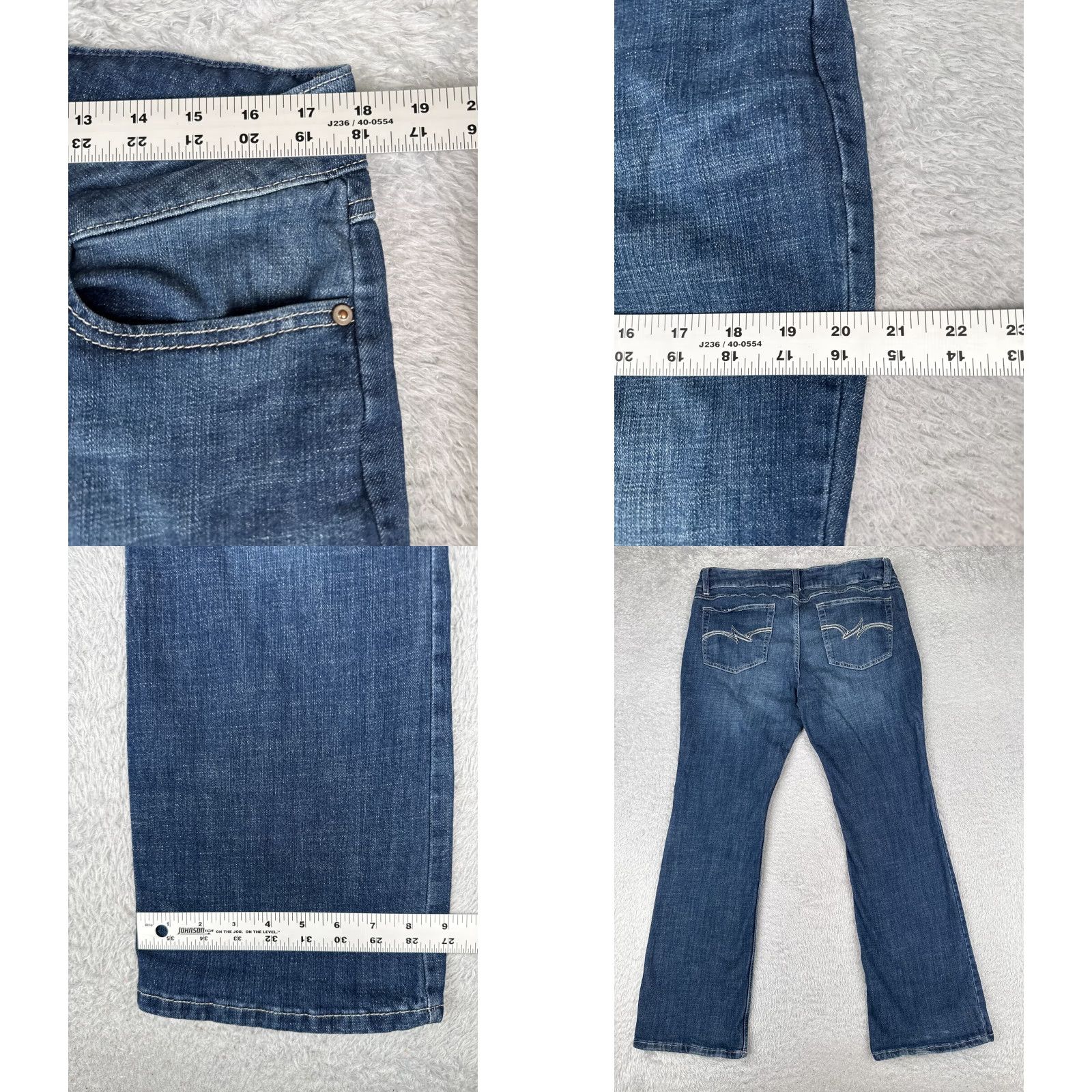 Wrangler Wrangler Jeans Juniors Blue Denim Bootcut Cotton Blend Mid Rise 34x30 Wrangler Retro 90s Womens Jeans Size 38" / US 16 / IT 52 - 9 Thumbnail