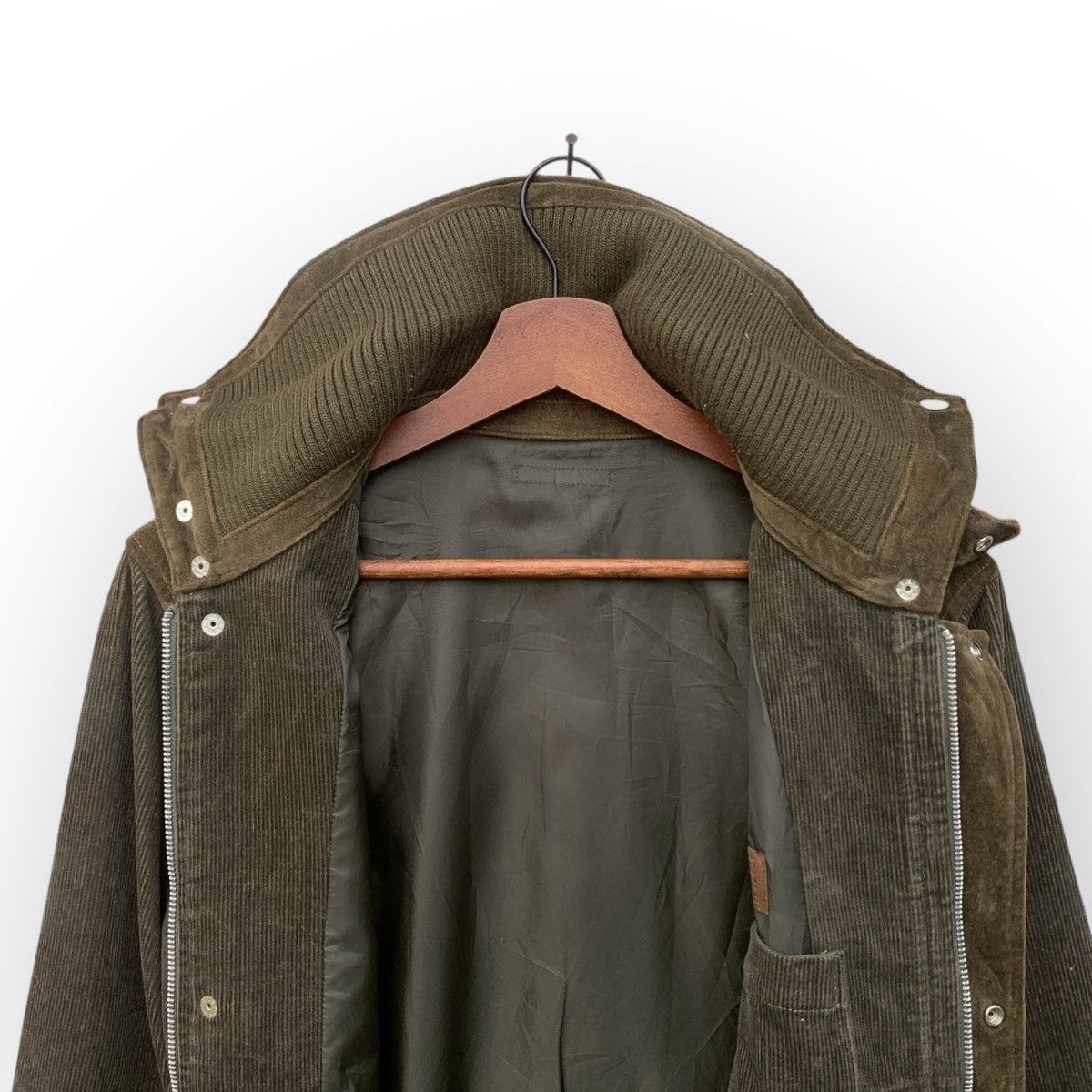 Japanese Brand NIEDIECK STRETCHCORD GERMANY CORDUROY ZIPPER JACKET BROWN Size US S / EU 44-46 / 1 - 10 Thumbnail