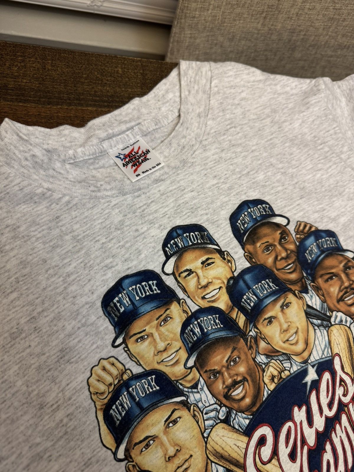 MLB Vintage New York Yankees World Series 1996 Tee Shirt Size US M / EU 48-50 / 2 - 3 Thumbnail