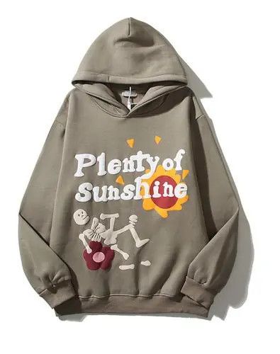image of Hip Hop Hoodie Streetwear Skull Skeleton Hoodies in Khaki, Men's (Size XL)
