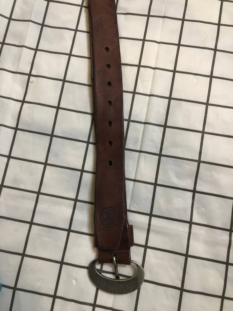 Diesel Diesel vintage leather Belt Metal Big Logo Rare Men Y2K Size ONE SIZE - 11 Thumbnail