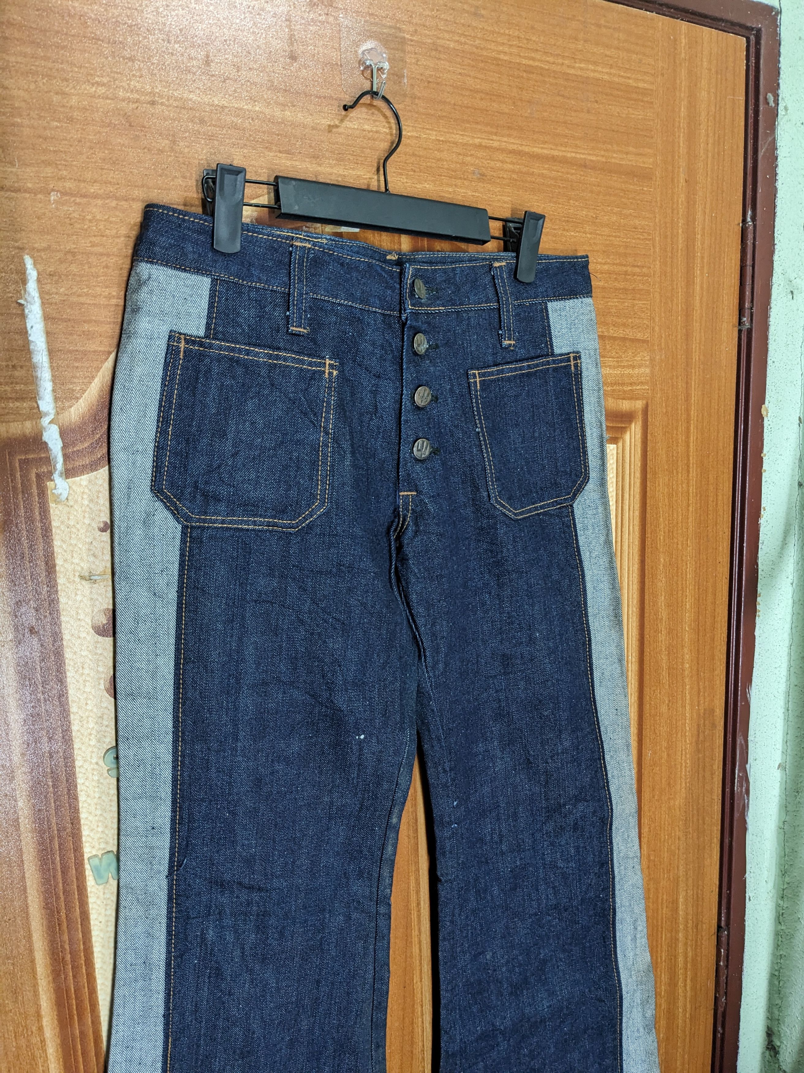 Denime Cactus Jeans Vintage Flare Denim Size 31" - 5 Thumbnail