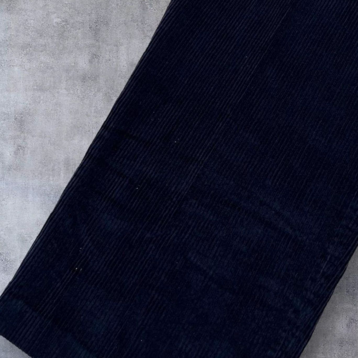 Vintage Mountain Pass Navy Blue Corduroy Trousers Men 38W Straight Leg Chino Jeans Corduroy 27in Inside Leg 37in Waist Navy Blue Mens Size US 38 / EU 54 - 7 Thumbnail