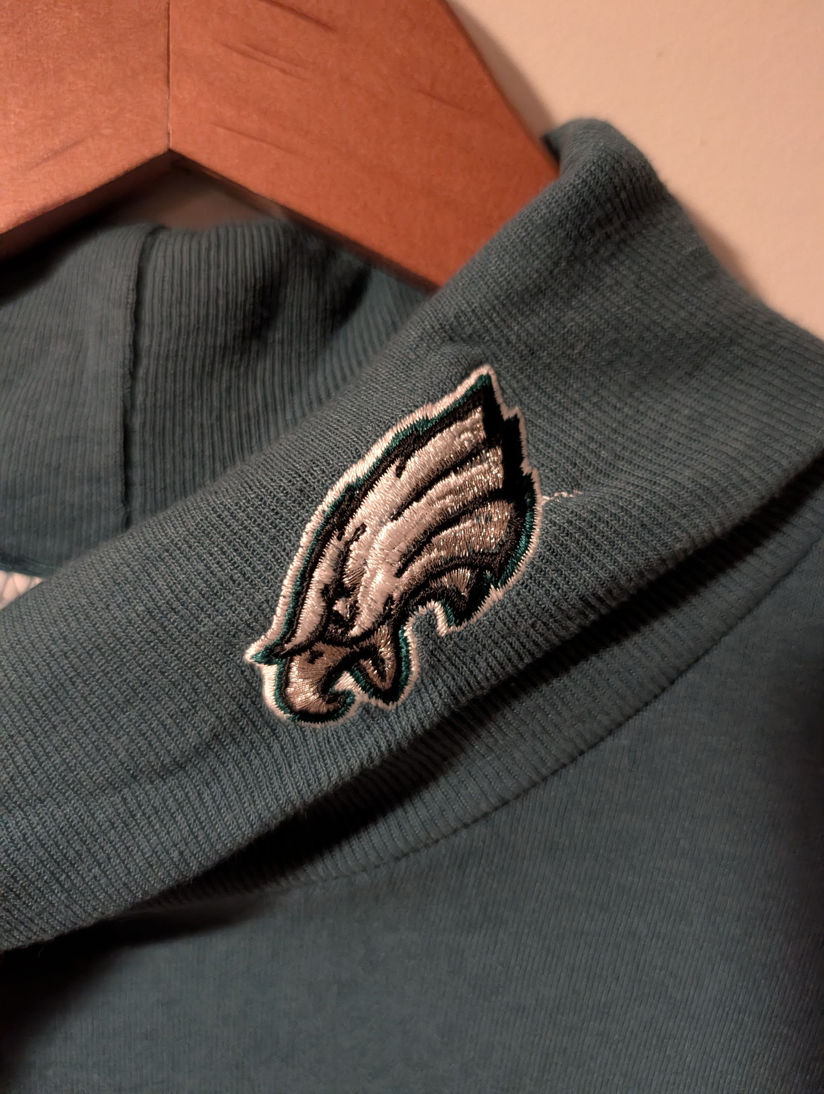 NFL Vintage Philadelphia Eagles Mock Neck Turtleneck Shirt Size US XL / EU 56 / 4 - 2 Thumbnail