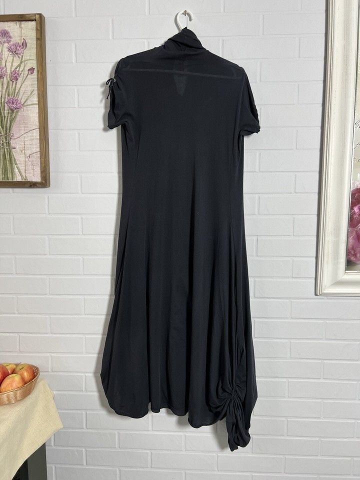 Rundholz Rundholz Women's Long Cotton Dress Short Sleeve Gray Size S Size S / US 4 / IT 40 - 11 Thumbnail
