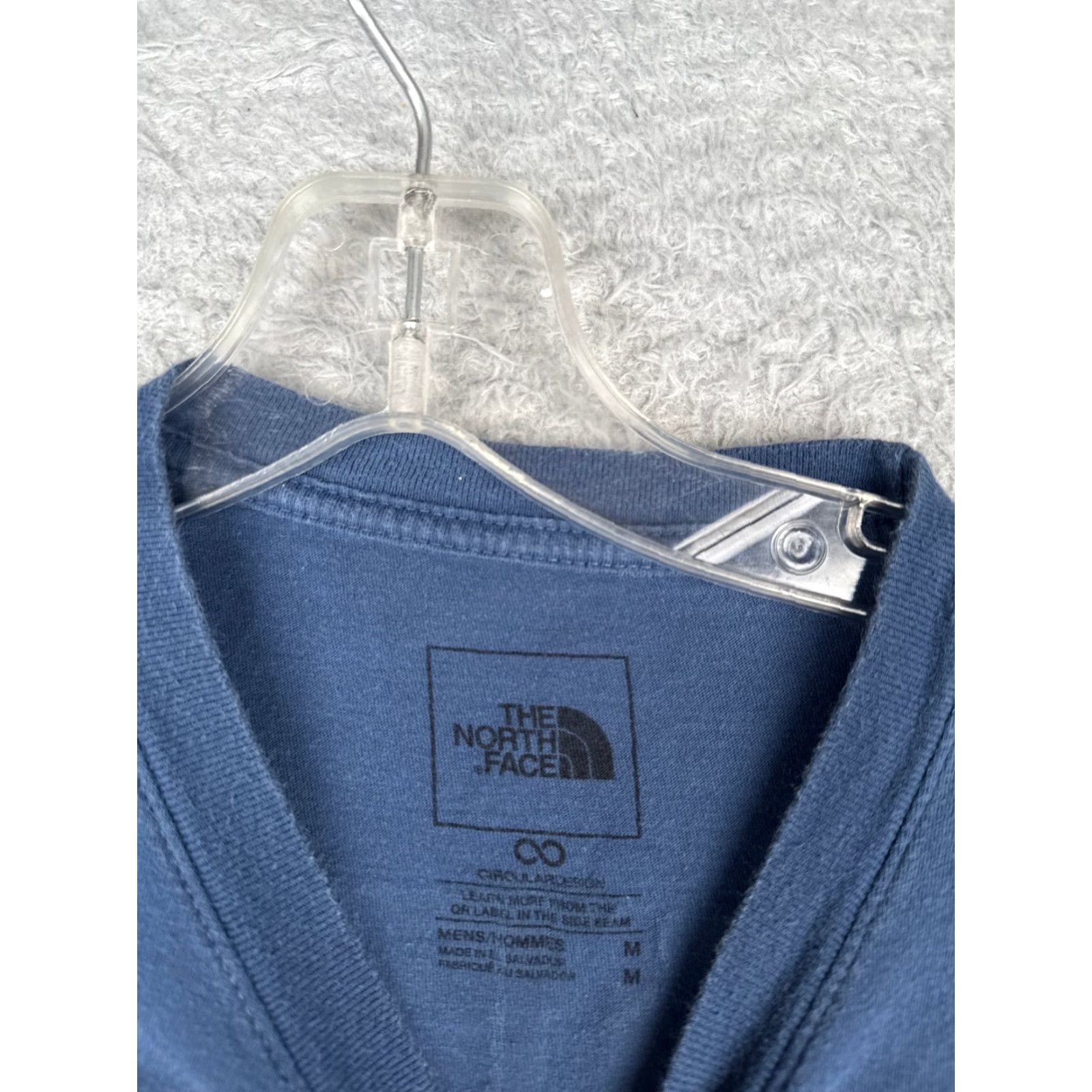 The North Face The North Face Men's Shirt Medium Blue Cotton Short Sleeve Crew Neck Logo Outdoor Size US M / EU 48-50 / 2 - 7 Thumbnail