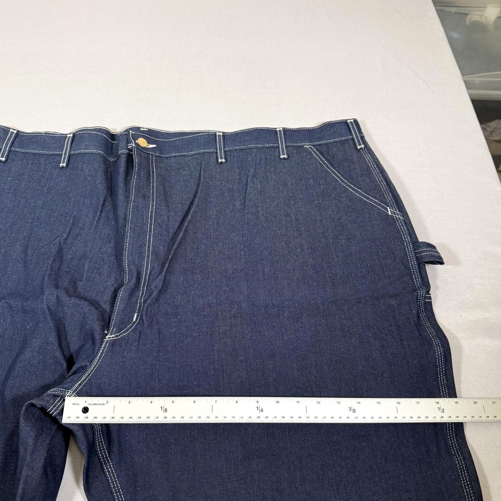 Carhartt Carhartt Jeans Mens 58x32 Blue Relaxed Straight Denim Pants USA B03 DNM Size US 42 / EU 58 - 7 Thumbnail