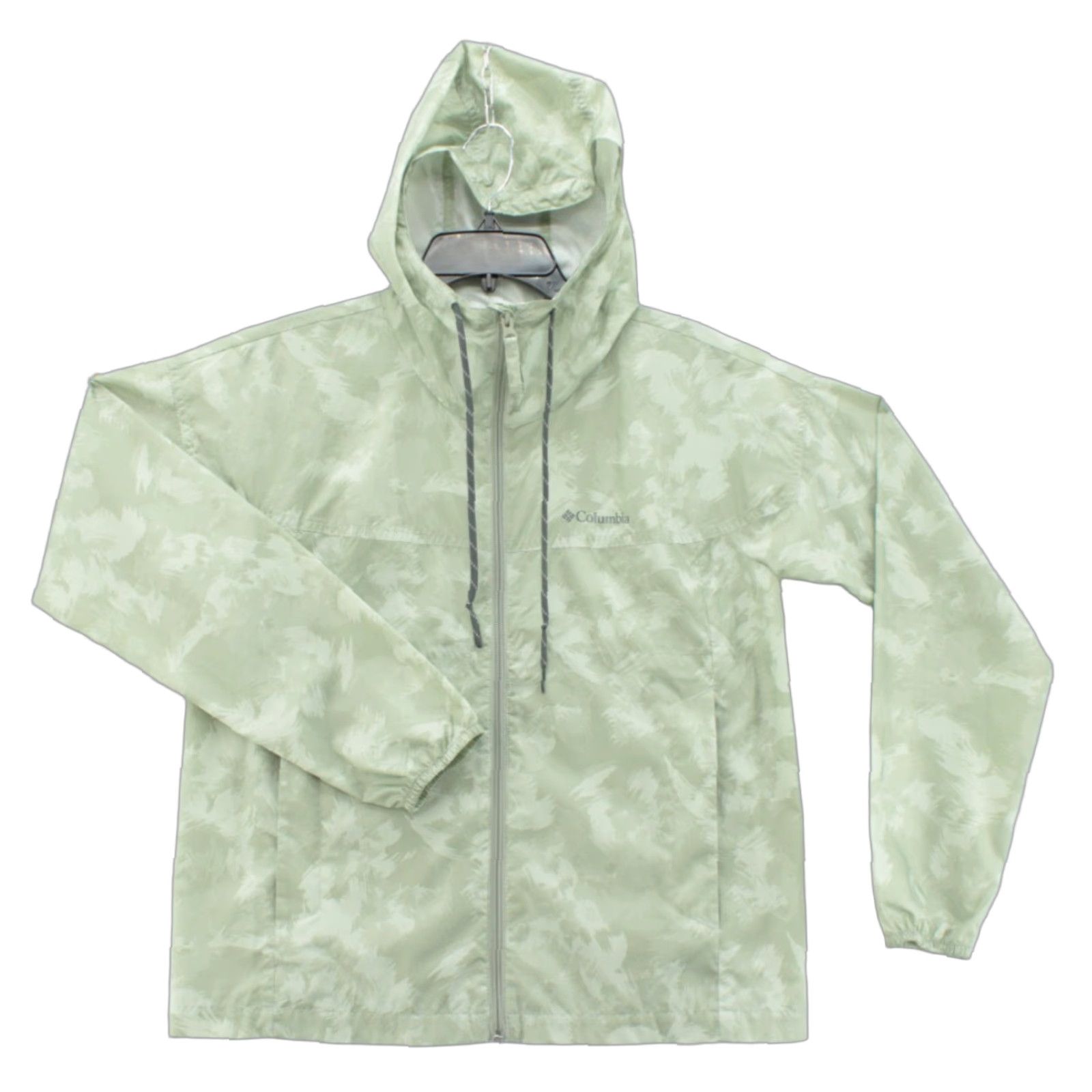 Vintage VINTAGE Columbia Sportswear Flash Forward Printed Windbreaker Womens Medium Green Camo Size M / US 6-8 / IT 42-44 - 1 Thumbnail
