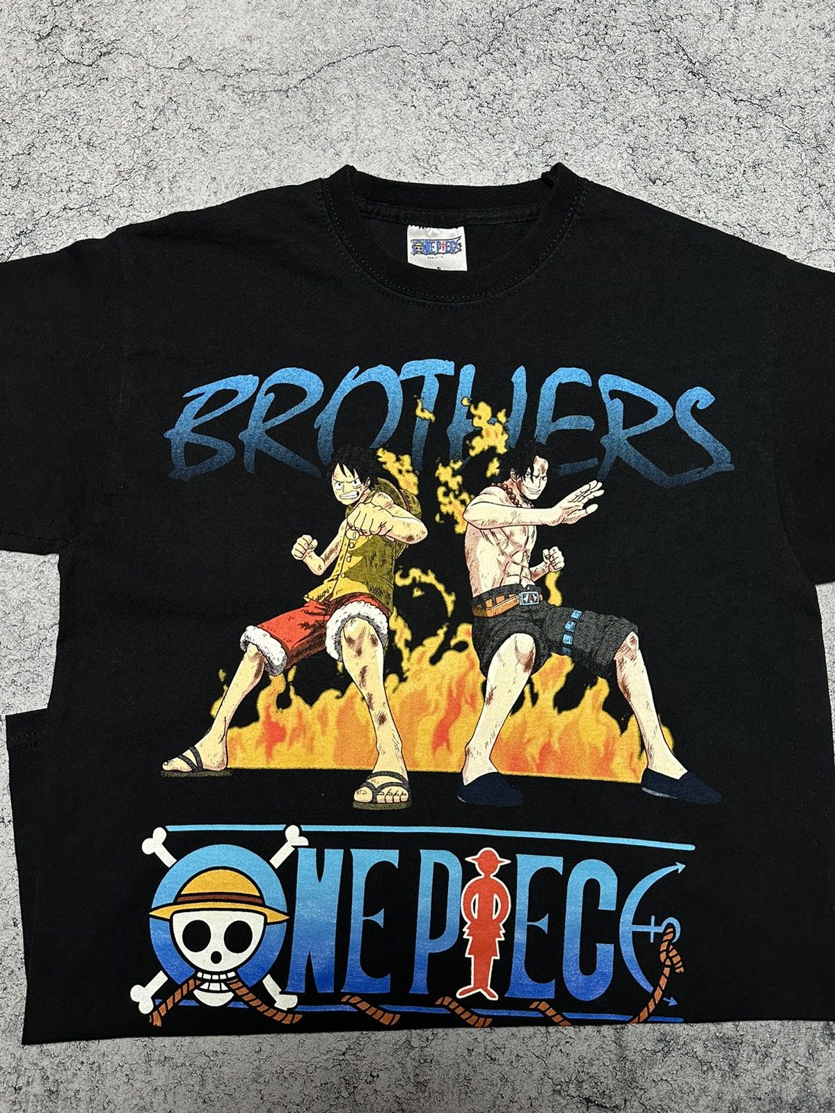 Anime Vintage One Piece Anime Tee Rare Print Japanese Movie Size US S / EU 44-46 / 1 - 5 Thumbnail
