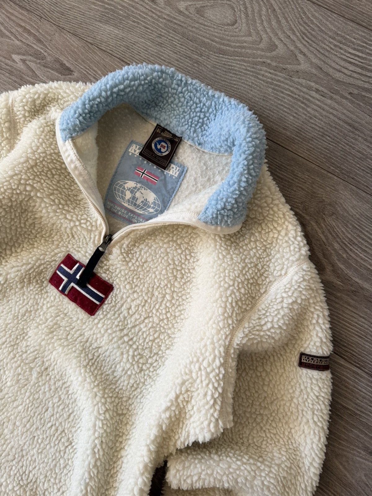 Napapijri Napapijri Central Logo Rare Vintage Expedition Swetaer Size XS / US 0-2 / IT 36-38 - 3 Thumbnail