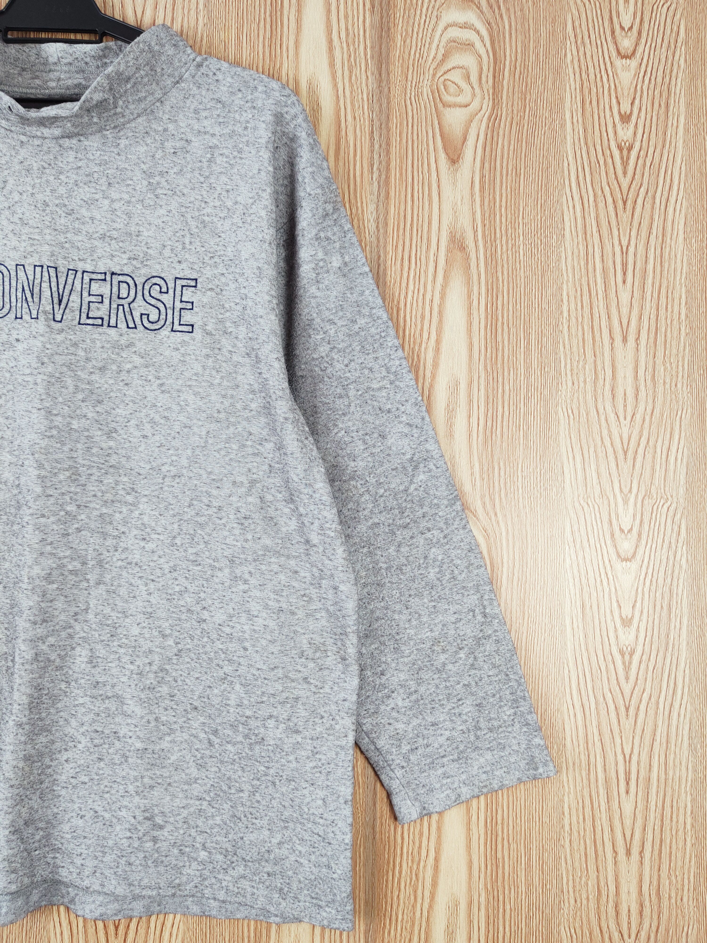 Converse Converse Gray Long Sleeve vintage #W884 Size US XL / EU 56 / 4 - 6 Thumbnail