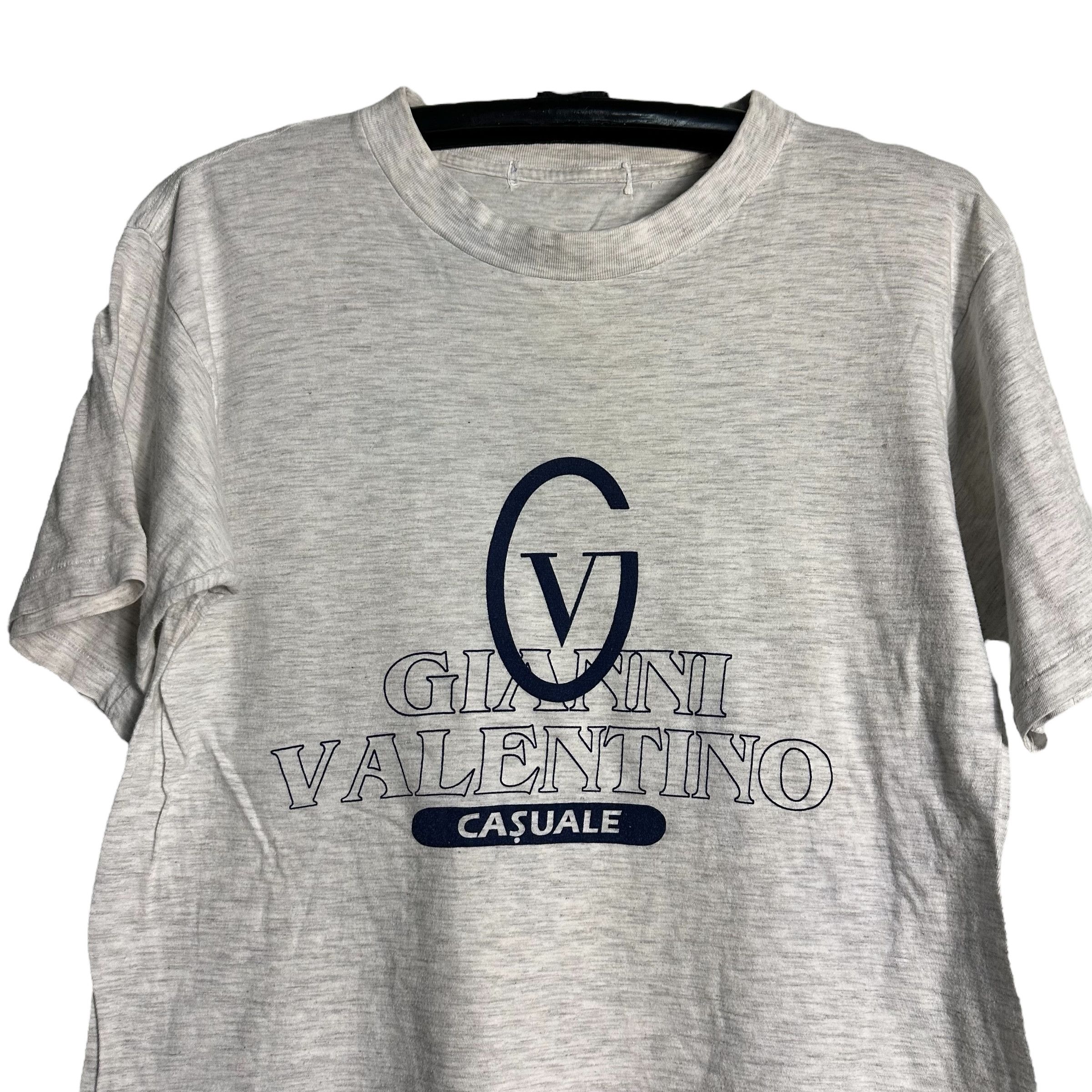 Gianni Valentino 🔥RARE🔥Vtg Gianni Valentino L/Sleeve T-shirt Single Stich Size US M / EU 48-50 / 2 - 2 Thumbnail