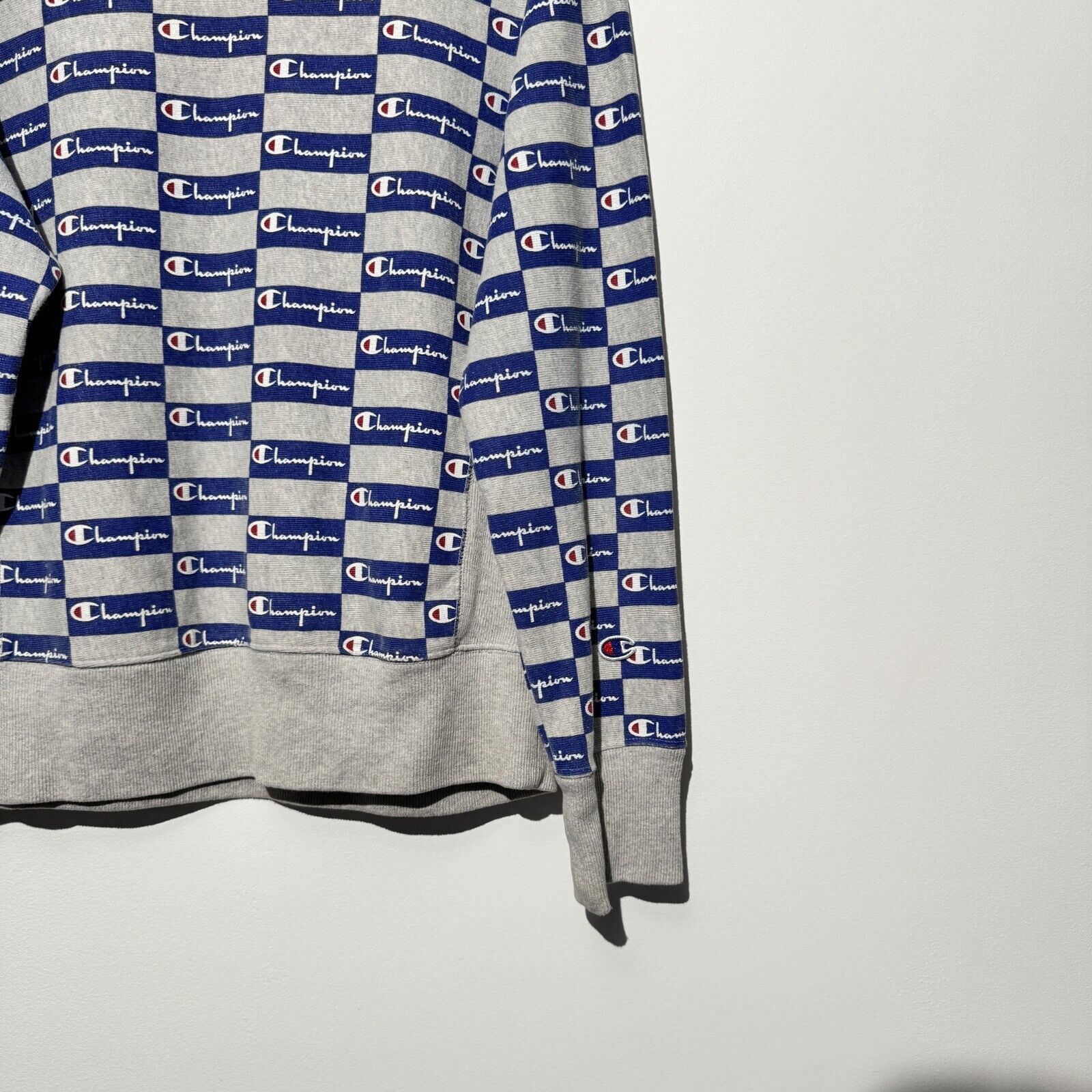 Champion × Vintage Vintage Champion Unisex Gray Cotton Crewneck Size M 90s Size US M / EU 48-50 / 2 - 3 Thumbnail