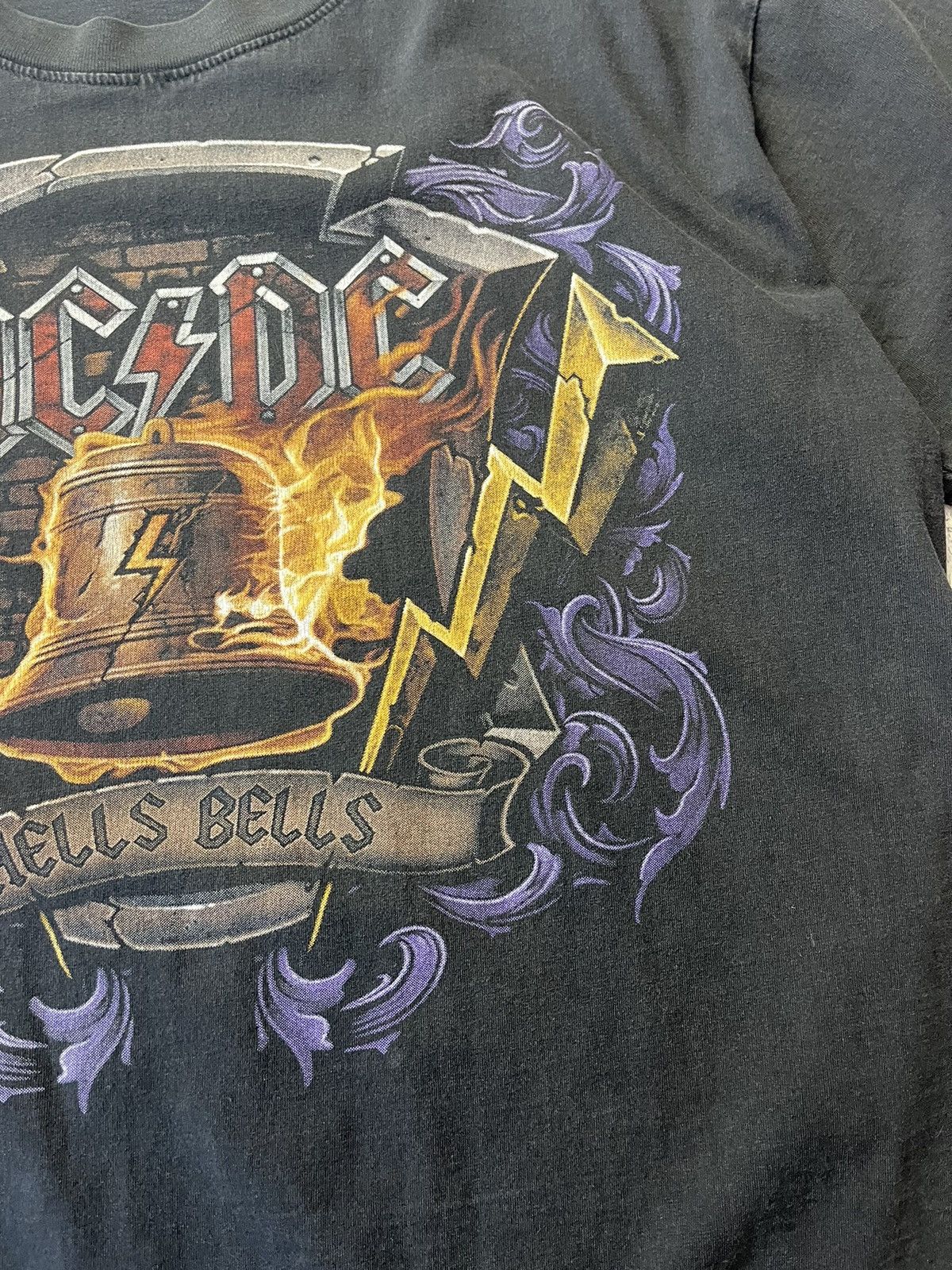 AC/DC Vintage Rare AC/DC Hells Bells Rock Band T Shirt Size US XL / EU 56 / 4 - 11 Thumbnail