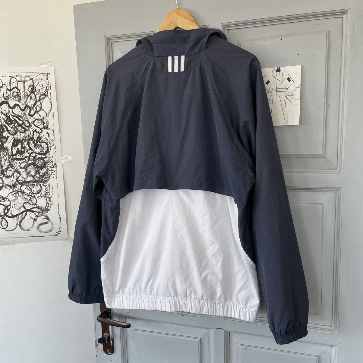 Adidas × Vintage Vintage Tracksuit Zip Up Jacket three Stripe Y2K Size US M / EU 48-50 / 2 - 8 Thumbnail