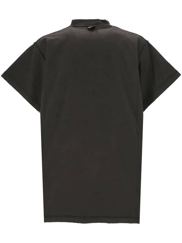 Balenciaga o1w1db10226 Inside Out Oversized T-Shirt in Washed Black Size US S / EU 44-46 / 1 - 2 Thumbnail