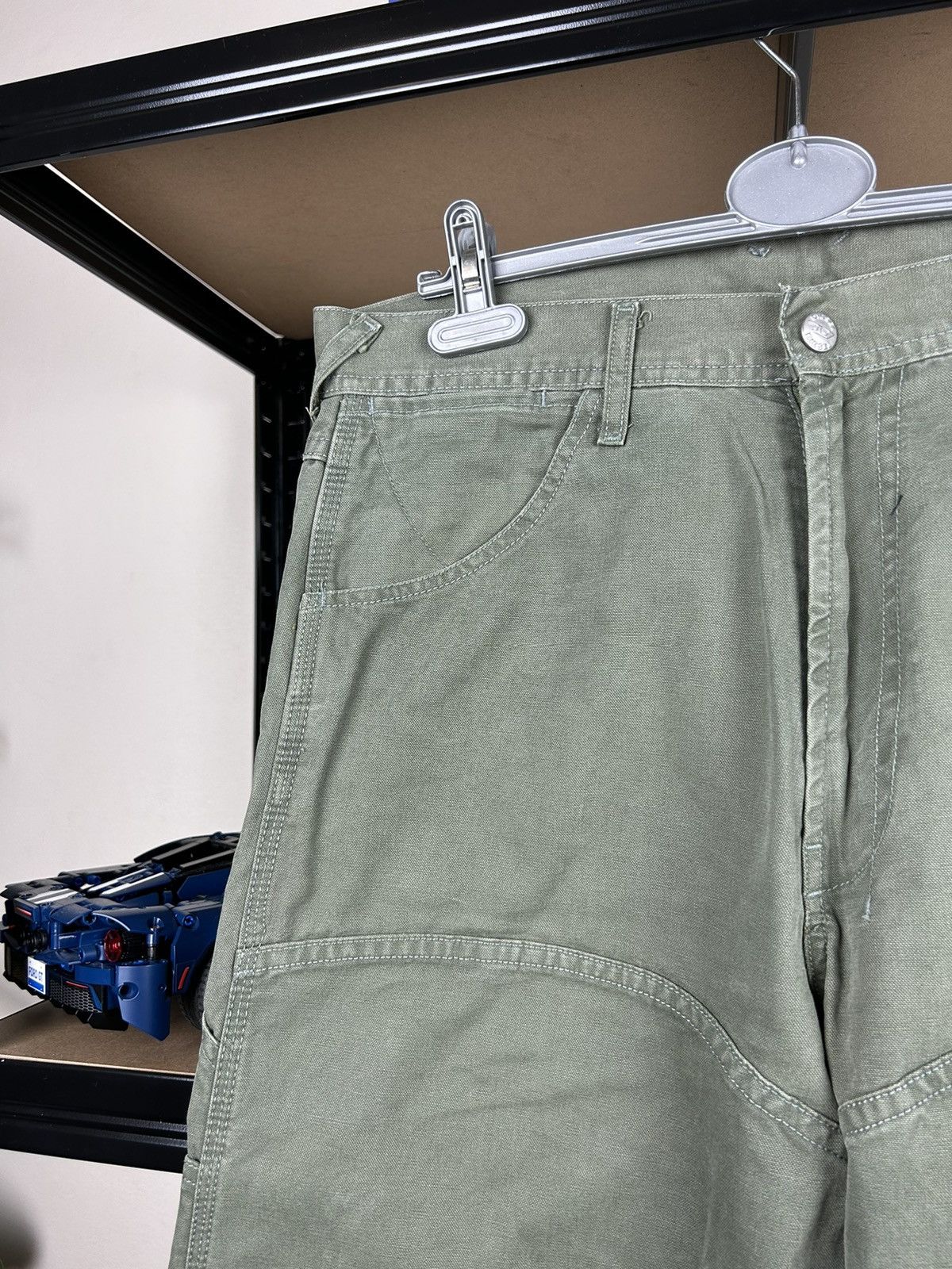 Carhartt × Diesel Diesel Y2k Vintage Single Knee Canvas 90s Denim Jeans Pants Size US 33 - 3 Thumbnail