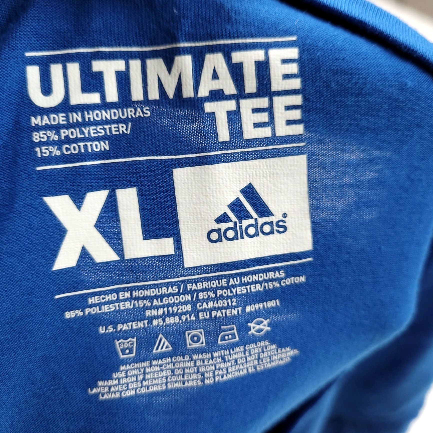 Adidas adidas Dare Defy Win Graphic T-Shirt Blue Adult XL Short Sleeve Mens Size US XL / EU 56 / 4 - 8 Thumbnail