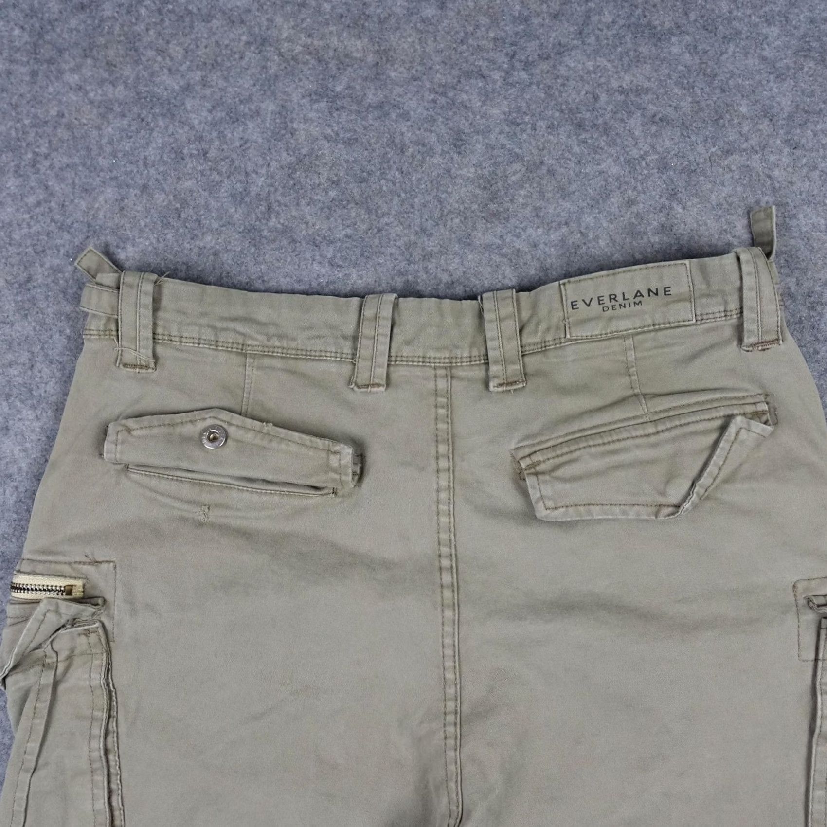 Everlane Everlane Cargo Pants Mens 34x24 Beige Utility Adjustable Waist Pockets Workwear Size US 34 / EU 50 - 7 Thumbnail