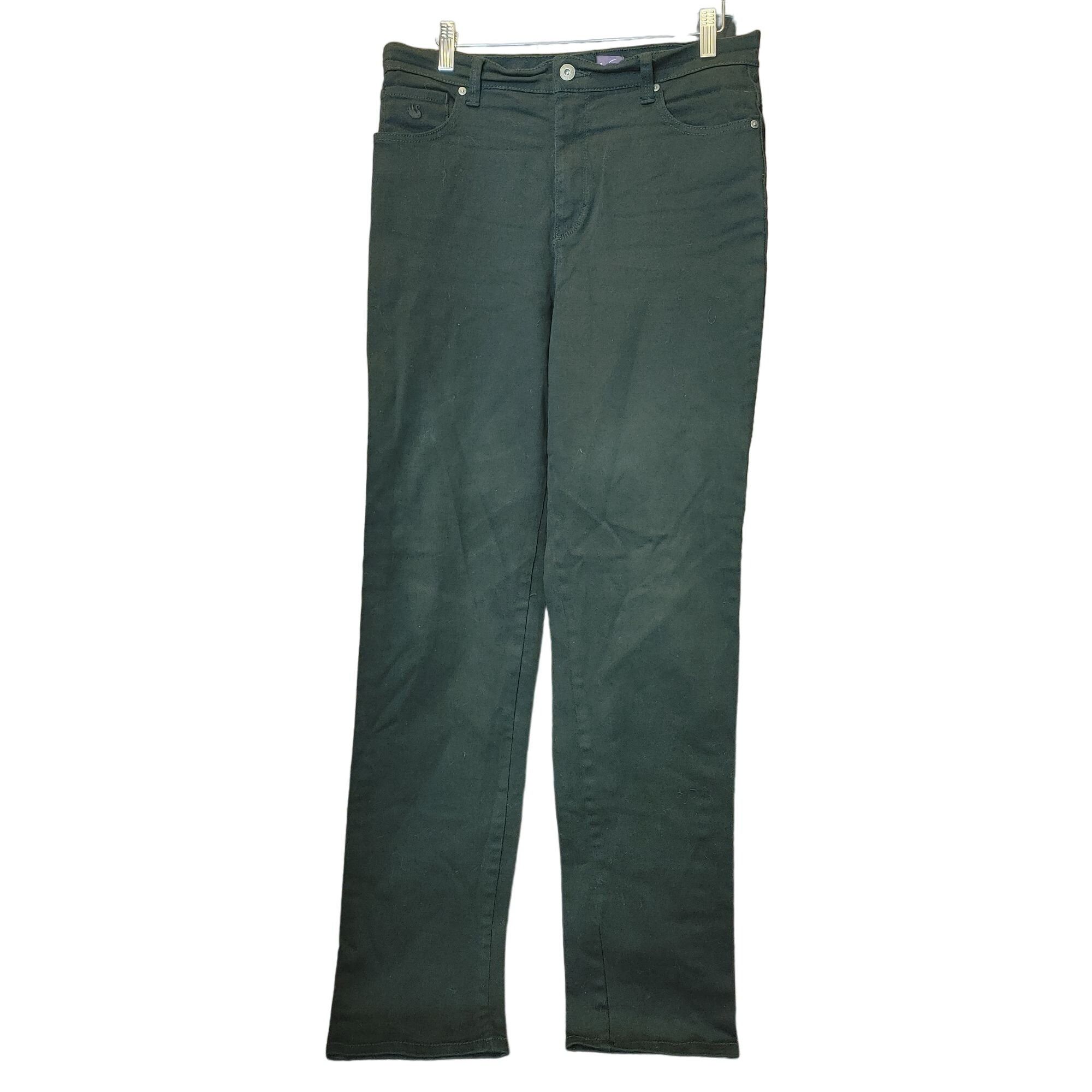 Gloria Vanderbilt Gloria Vanderbilt Amanda Women's Black Denim Straight Leg Je Size 28" / US 6 / IT 42 - 1 Thumbnail