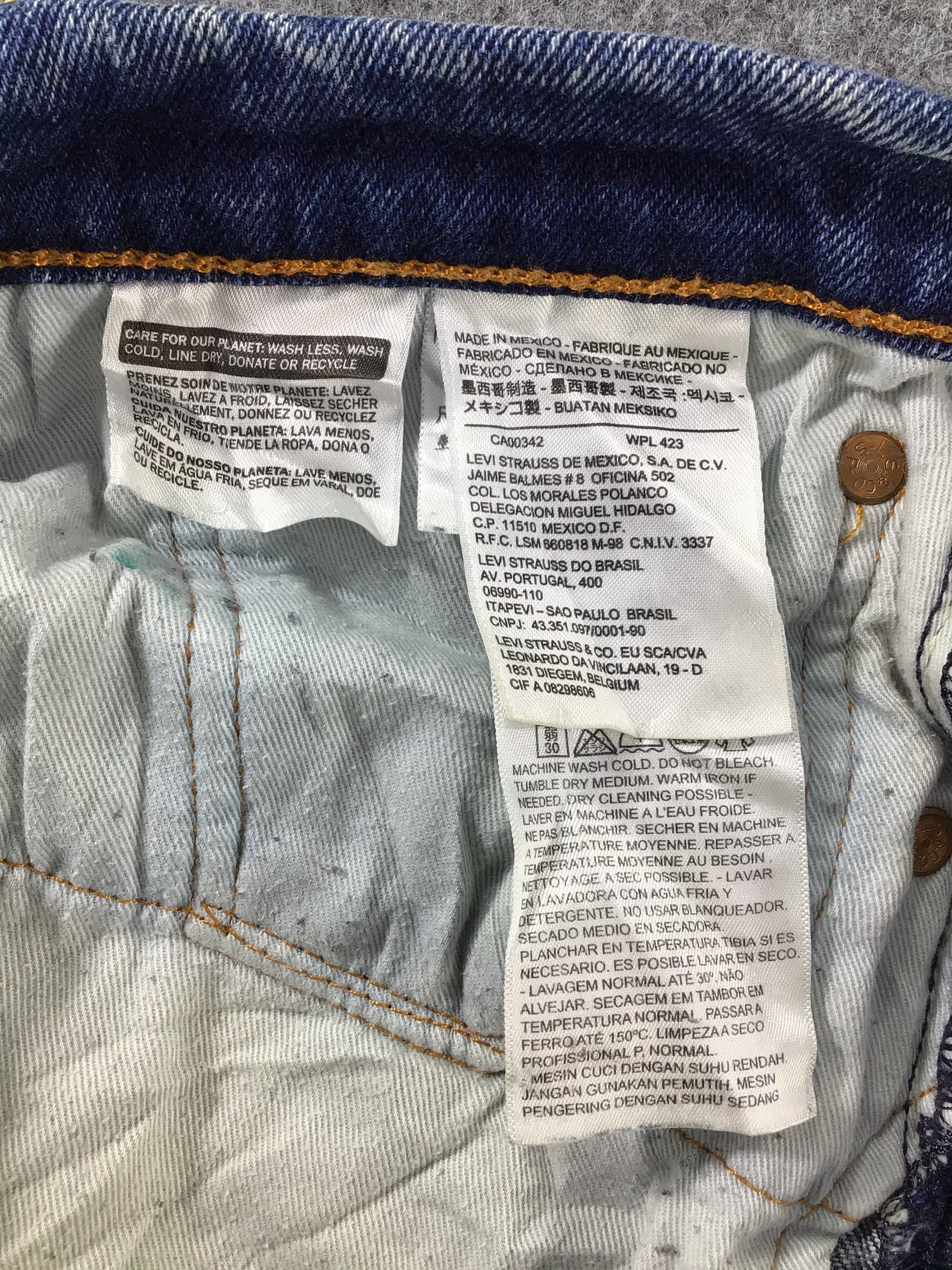 Levi's Vintage Levis 511 Jeans-J728 Size US 34 / EU 50 - 11 Thumbnail