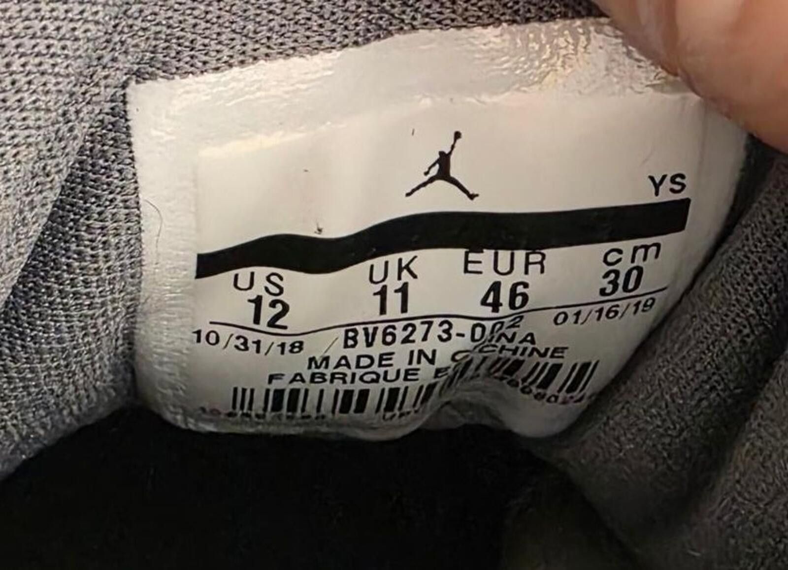 Jordan Brand Jordan Big Fund Sneakers Cool Grey Mens Size 12 BV6273-002 Size US 12 / EU 45 - 10 Thumbnail