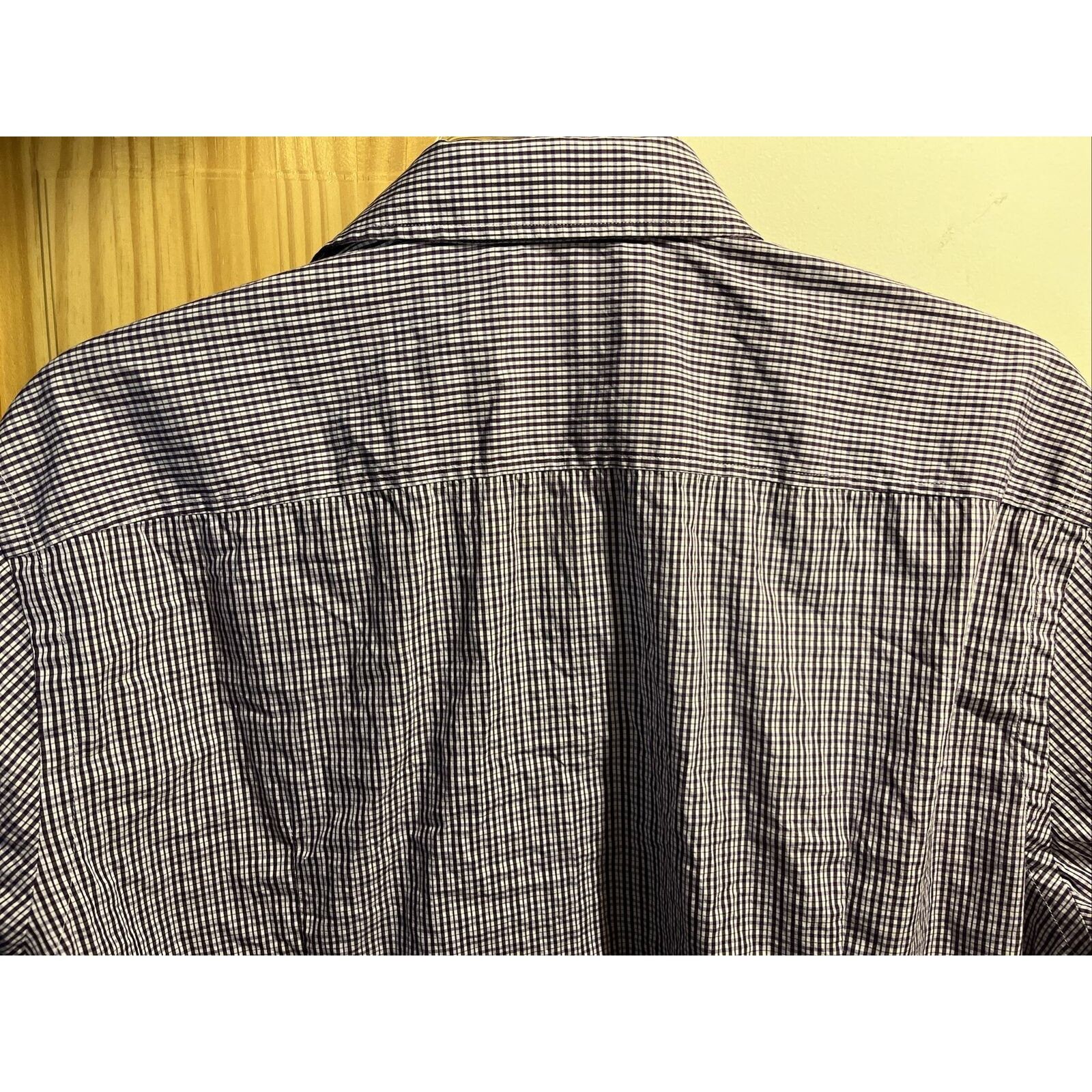 Hugo Boss Hugo Boss Men’s 16 41 Purple Check LS Slim Fit Cotton Shirt Size US L / EU 52-54 / 3 - 8 Thumbnail