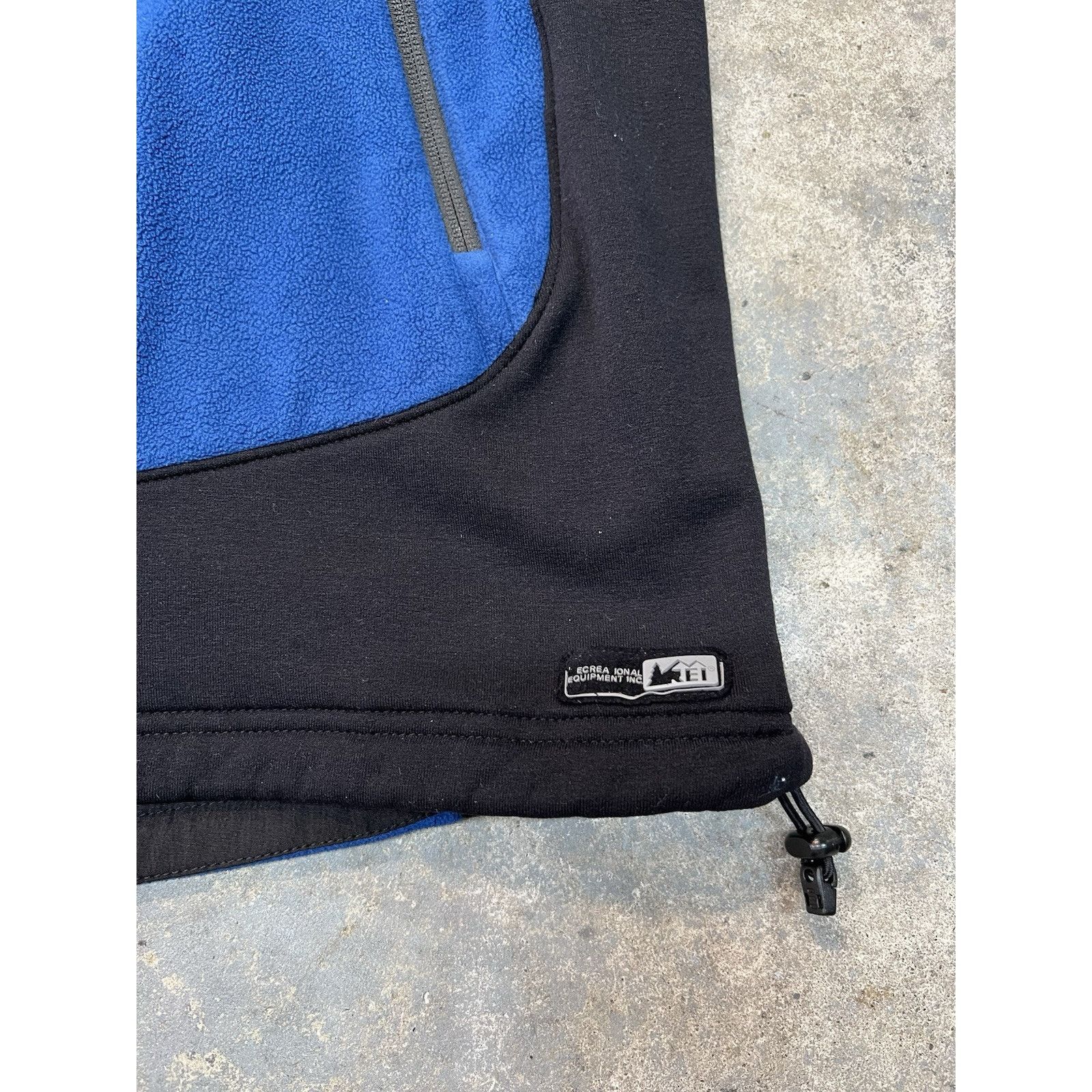 Rei REI Fleece Jacket Men's XL Full Zip Blue Black Canada VTG Size US XL / EU 56 / 4 - 4 Thumbnail