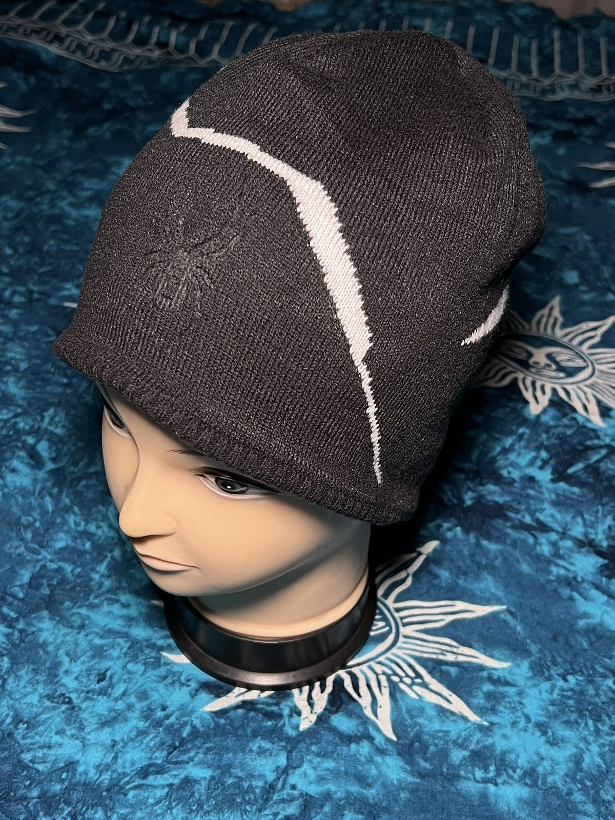 Spyder × Vintage Spyder Spider Web Beanie Hat Y2K Size ONE SIZE - 8 Thumbnail