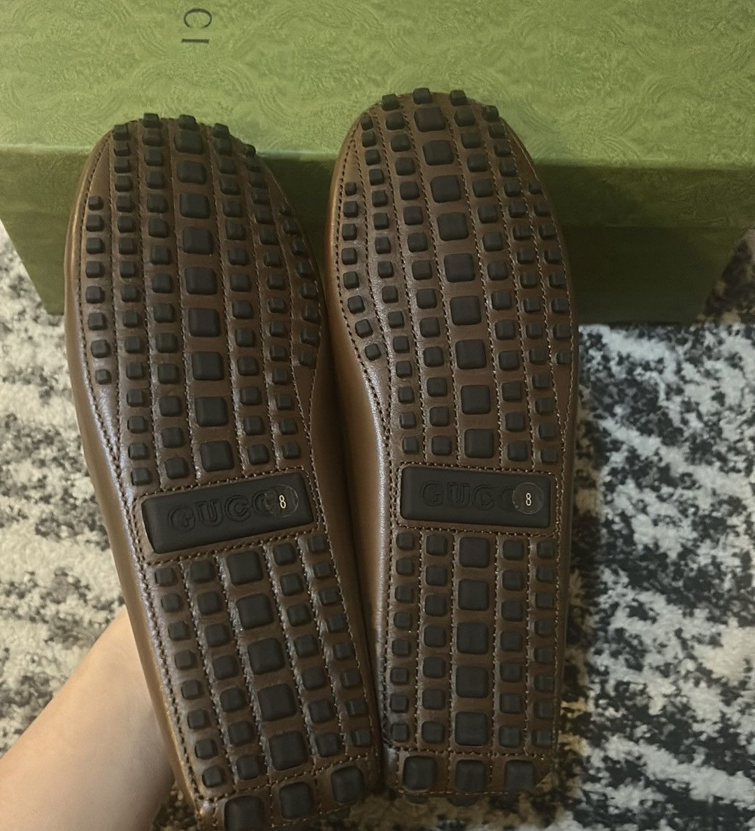 Gucci Gucci GG Logo Interlocking G Driving Loafer Size US 8 / EU 41 - 6 Thumbnail