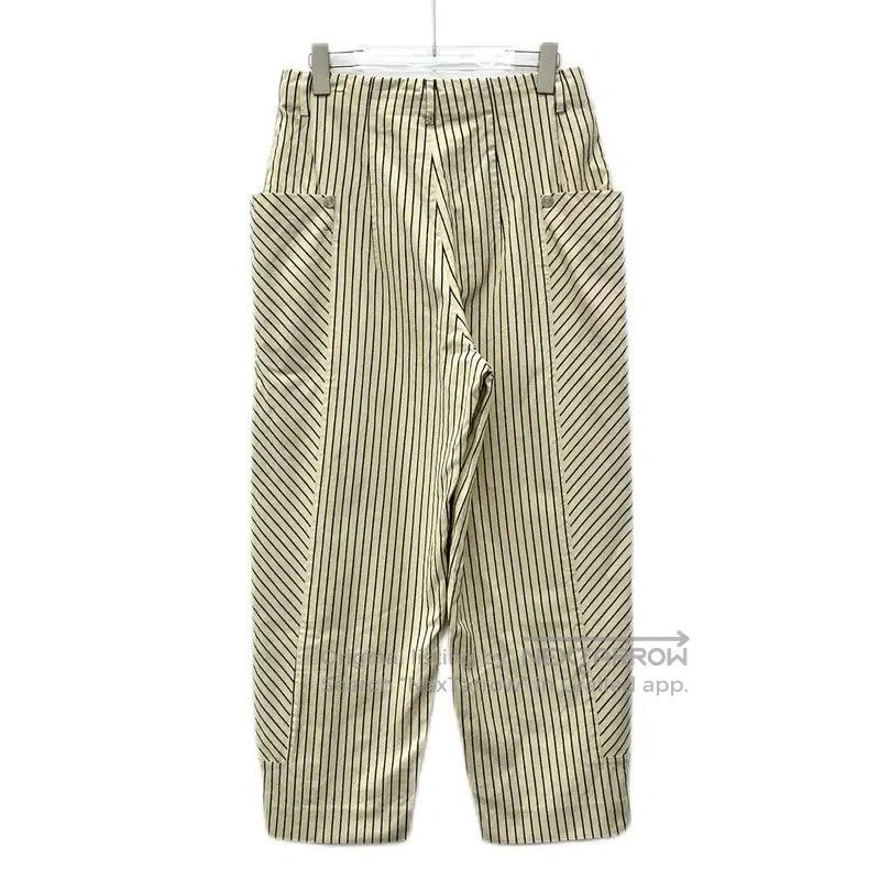 Max Mara MaxMara Beige Cotton Casual Pants for Women . Size 26" / US 2 / IT 38 - 2 Thumbnail