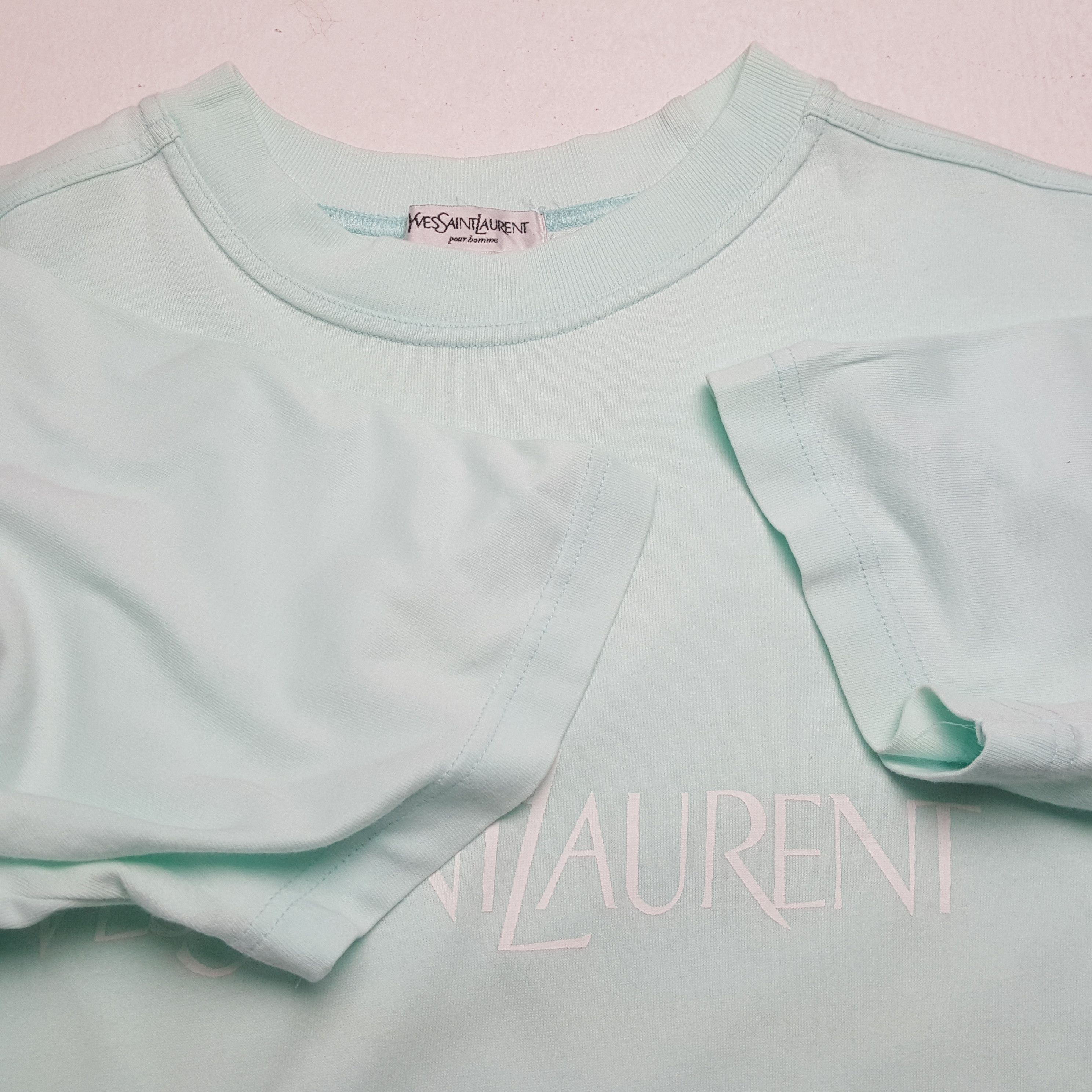 Vintage × Yves Saint Laurent Vintage YVES SAINT LAURENT Italian Fashion Brand T-Shirts Size US L / EU 52-54 / 3 - 6 Thumbnail
