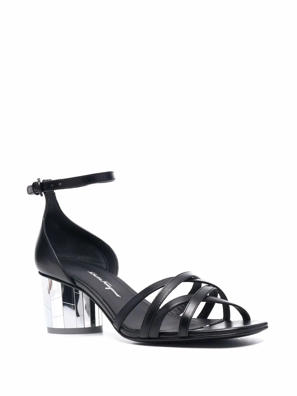 Salvatore Ferragamo o1y0426 Slingback Sandals in Black Size US 5.5 / IT 35.5 - 2 Thumbnail