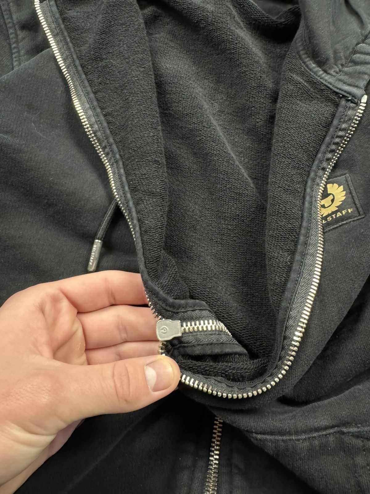 Belstaff VINTAGE BELSTAFF ENGLAND 🦍 ZIP UP HOODIE SWEATSHIRT HYPE Y2K Size US M / EU 48-50 / 2 - 4 Thumbnail