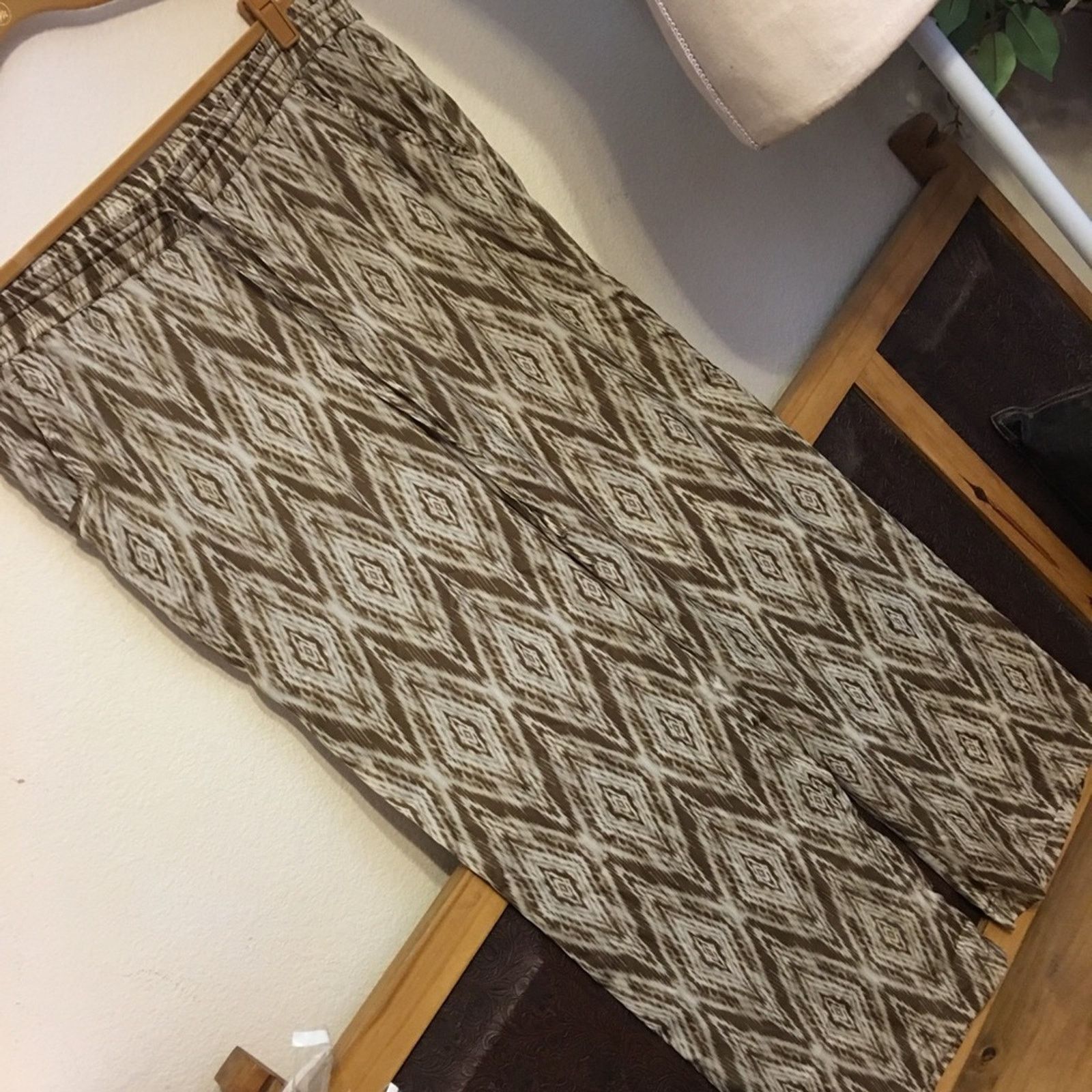 Other Belle Gray by Lisa Rinna diamond palazzo pants XL Size 42" / US 20 - 1 Thumbnail