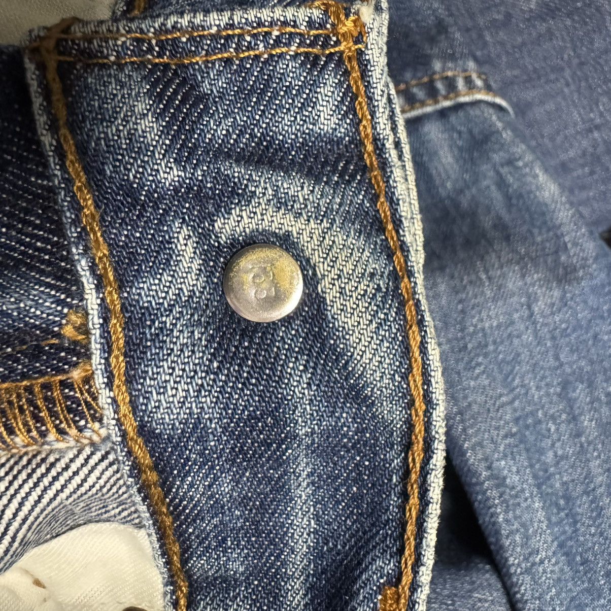 Levi's Vintage Levis 517 Flare Jeans Distressed Hedi Slimane Style Size US 27 - 20 Thumbnail